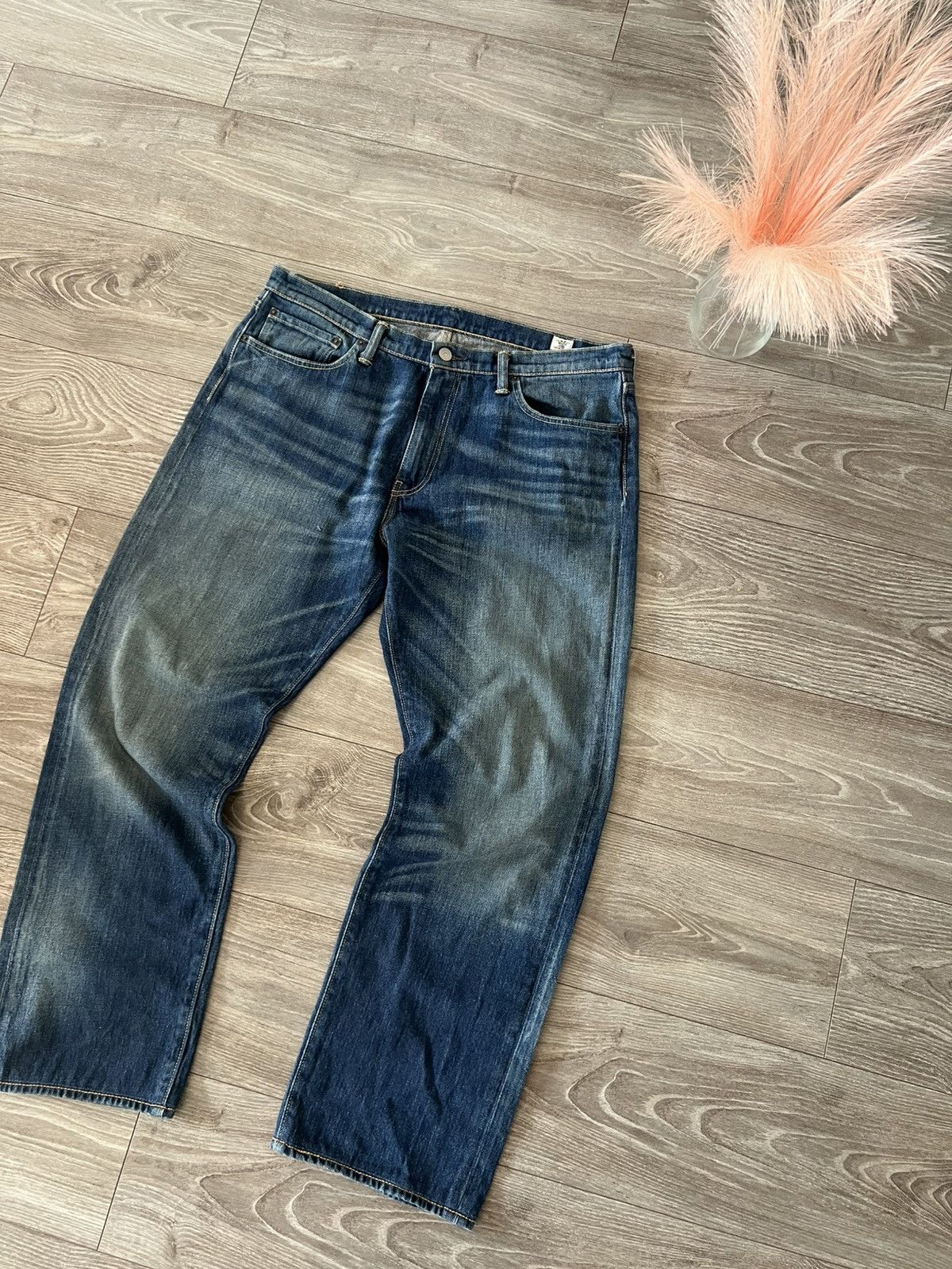 Levi's × Levi's Vintage Clothing ‼️Vintage Levis 504 White Oak Cone Denim Pants‼️ Size US 36 / EU 52 - 13 Thumbnail