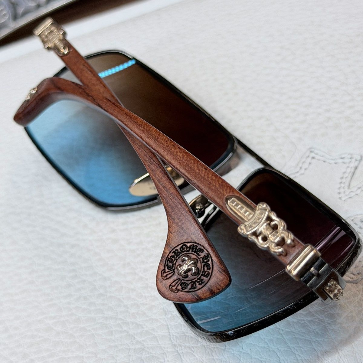 Chrome Hearts Chrome Hearts MOOREHEAD 1/1 Sunglasses Size ONE SIZE - 4 Thumbnail