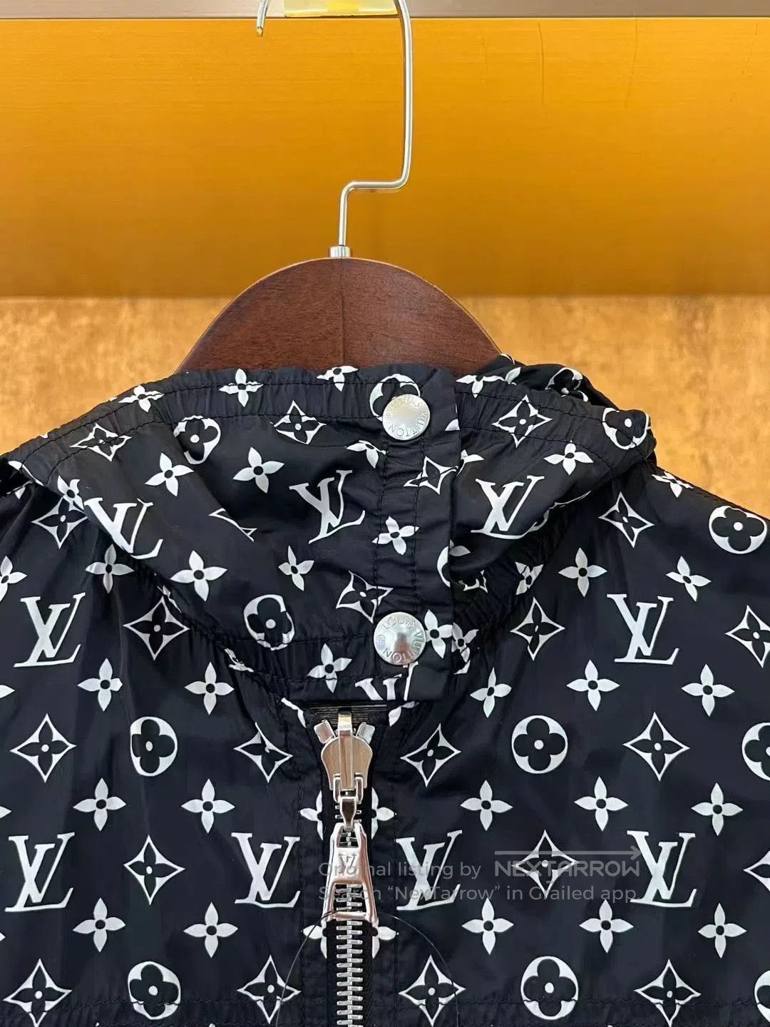 Louis Vuitton LV Full Print Waist-Cinched Jacket. Size XXS / US 00 / IT 34 - 3 Thumbnail