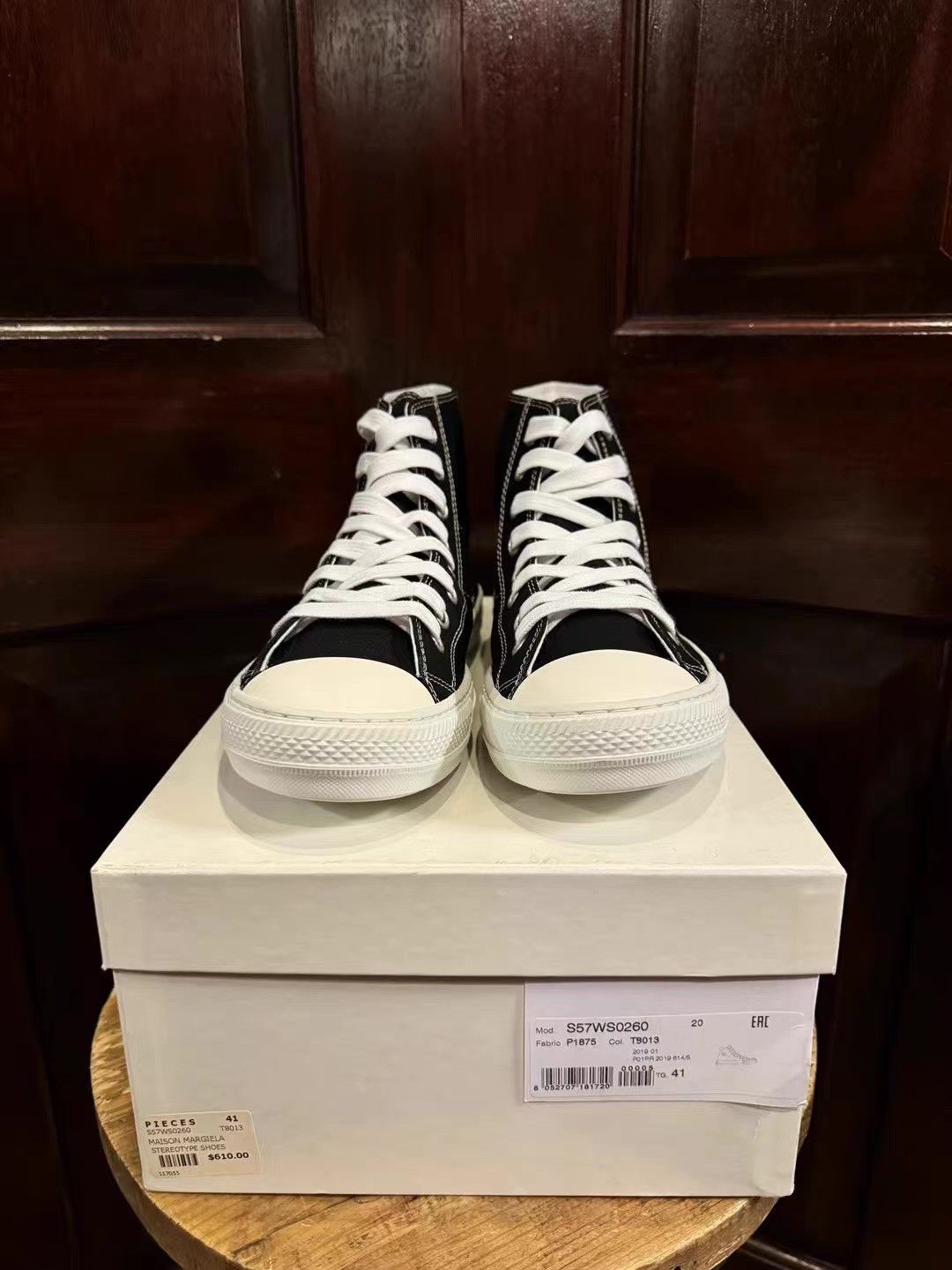 Maison Margiela Maison Margiela Stereotype High‑Top Canvas Sneakers Ｑ25 Size US 7 / EU 40 - 1 Thumbnail