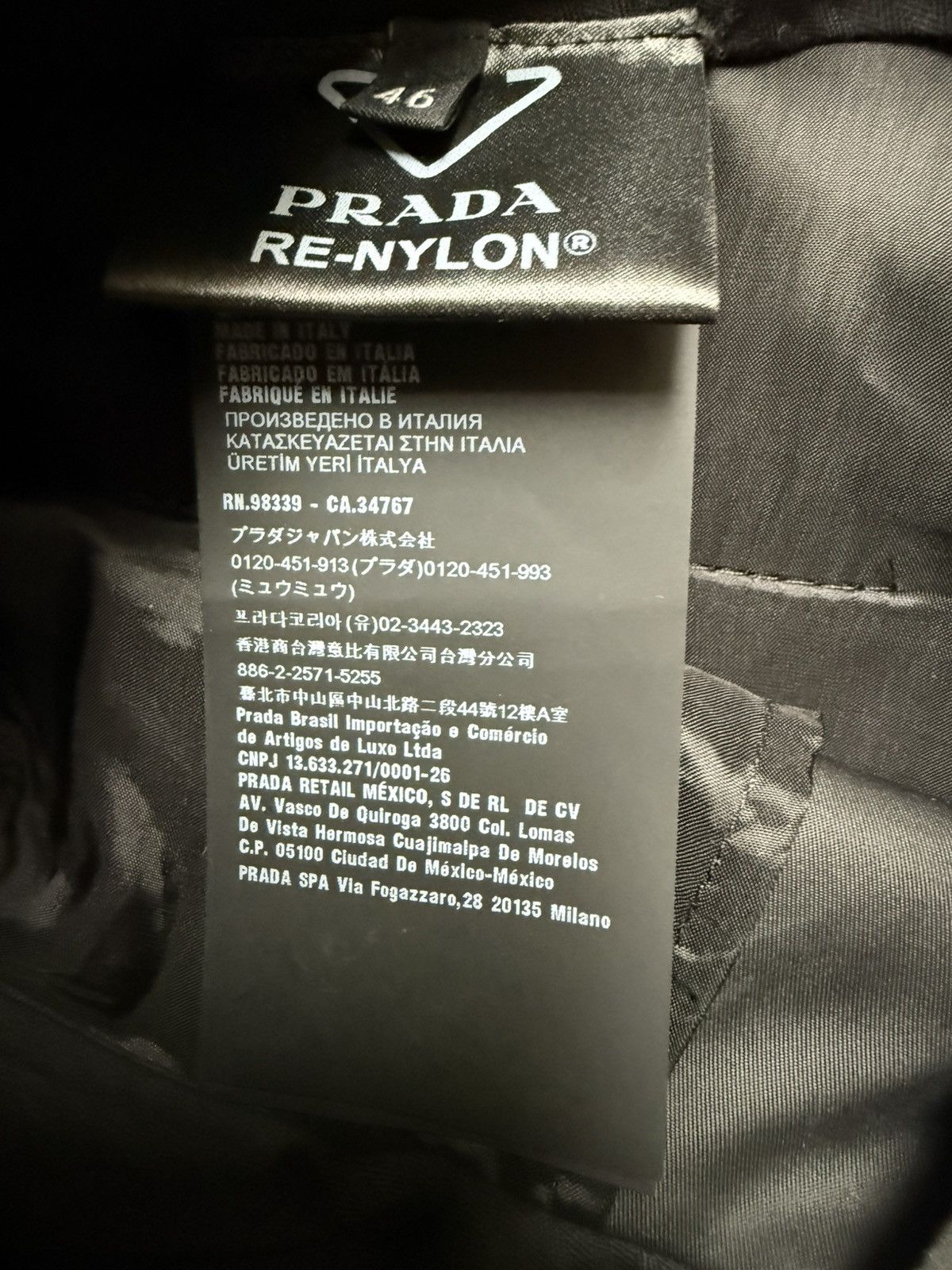 Prada F/W23 Re-Nylon Logo Cargo Overall Size US 30 / EU 46 - 4 Thumbnail