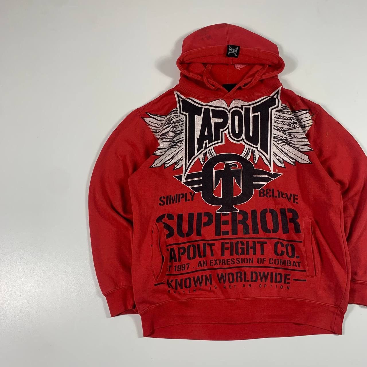 Other vintage tapout big logo y2k boxy hoodie rap streetwear Size US XL / EU 56 / 4 - 2 Thumbnail