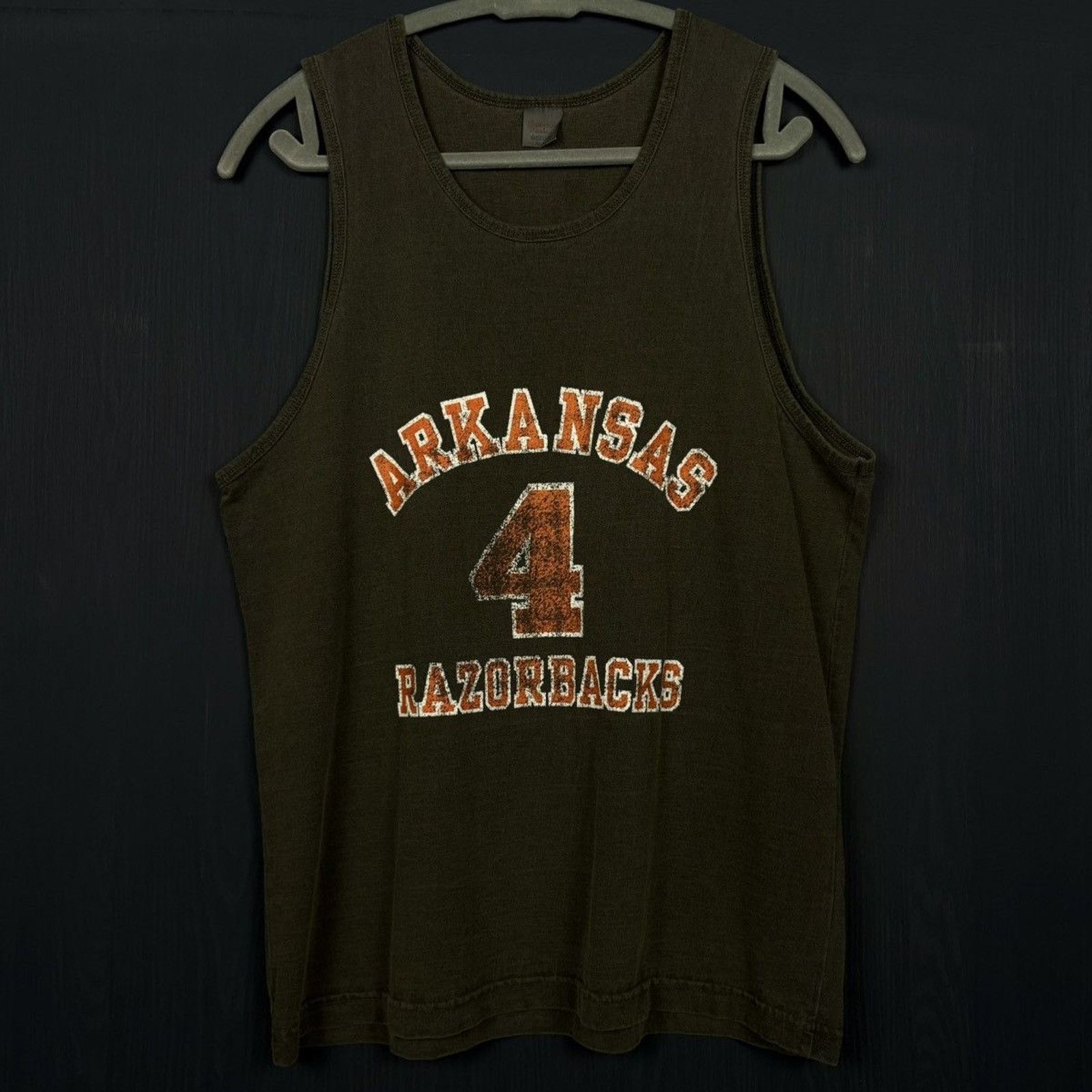 Harley Davidson × Japanese Brand × Vintage 🇯🇵CHESWICK Arkansas Razorbacks Tank Size US M / EU 48-50 / 2 - 1 Thumbnail