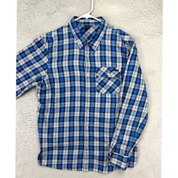 Oakley Oakley Shirt Adult Large Blue Multi Plaid Button Down Long Sleeve Pockets Mens Size US L / EU 52-54 / 3 - 3 Thumbnail