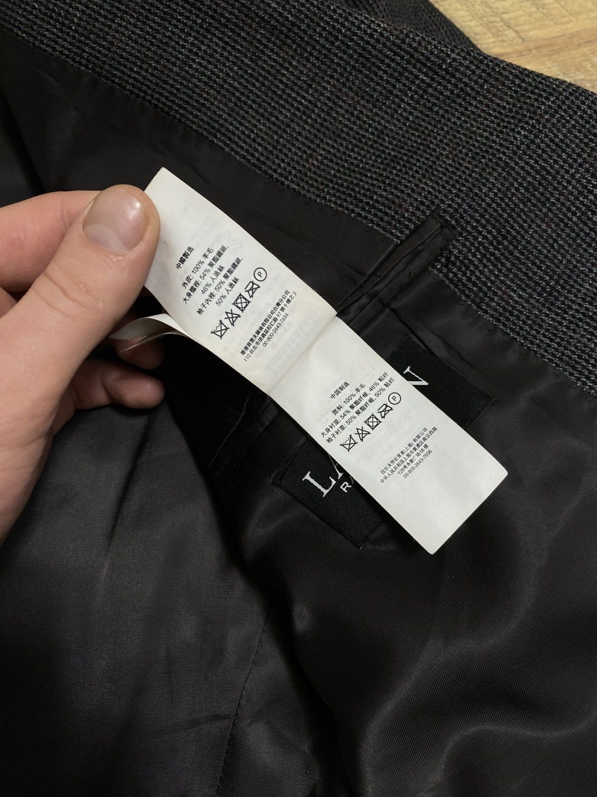Ralph Lauren Ralph Lauren Grey Wool Sport Coat Slim Fit 40 Short Size 40S - 11 Thumbnail