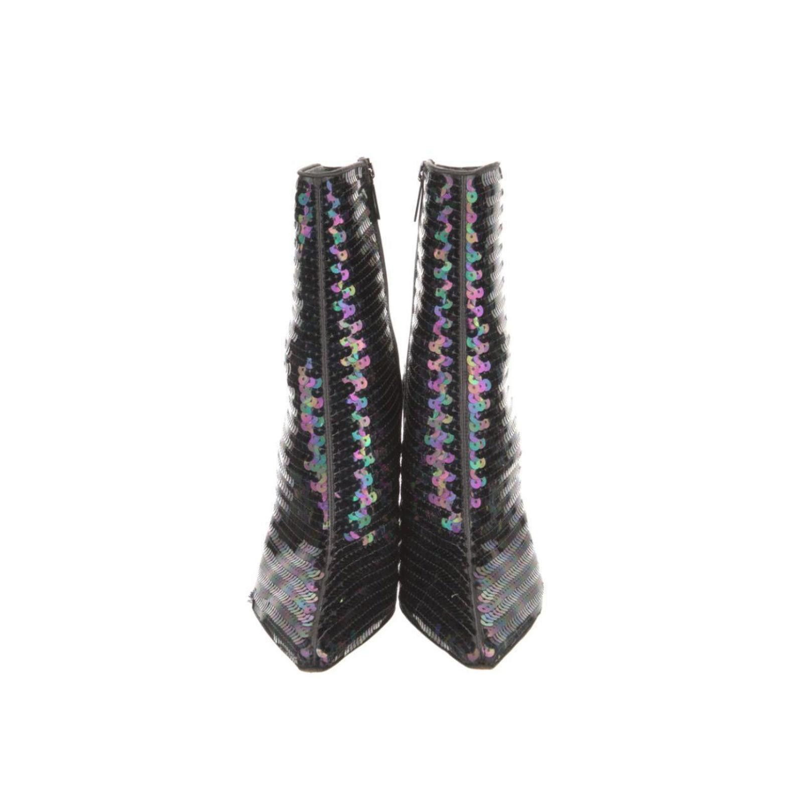 Dolce & Gabbana Dolce & Gabbana Iridescent Sequin Stilettos – DISCONTINUED Size US 9 / IT 39 - 3 Thumbnail