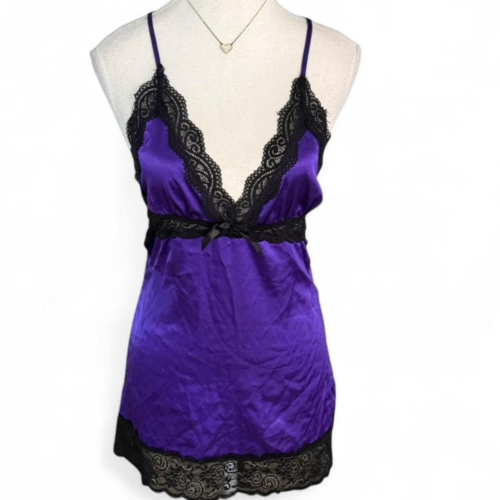 Other Seven TIL Midnight Gothic Grunge Lace Purple dress size m Size M / US 6-8 / IT 42-44 - 1 Thumbnail