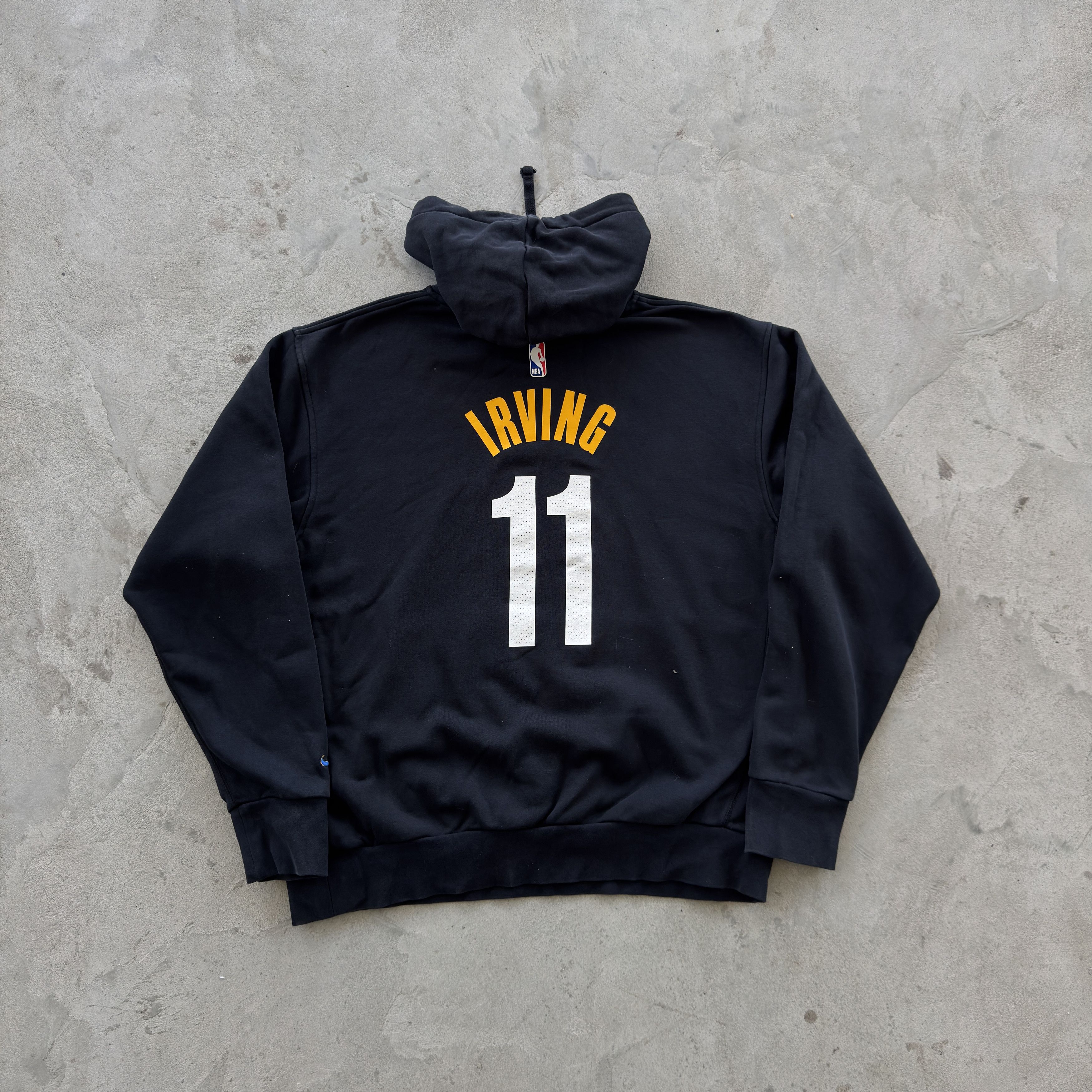 Nike Nike NBA Brooklyn Nets Kyrie Irving 11 Hoodie Black Large Size US L / EU 52-54 / 3 - 2 Thumbnail