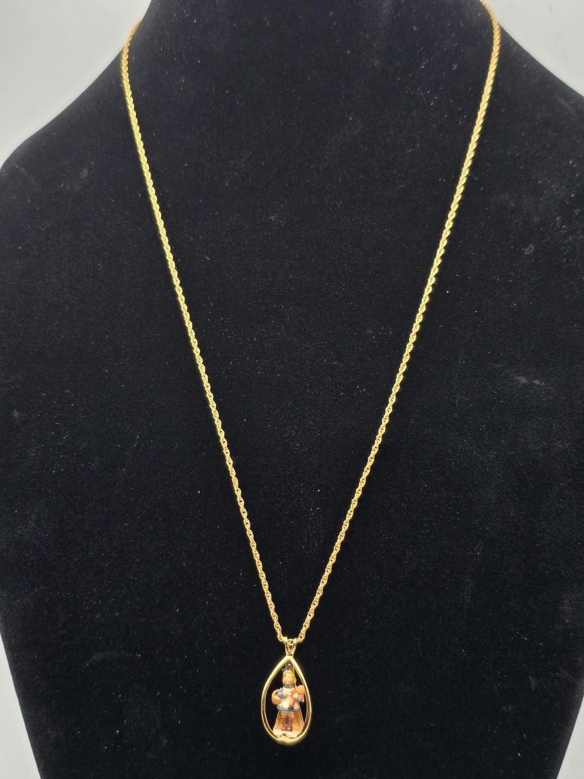 The Unbranded Brand 1986 Goebel Olszewski Sterling on 14k GF Chain Valentine Size ONE SIZE - 9 Thumbnail