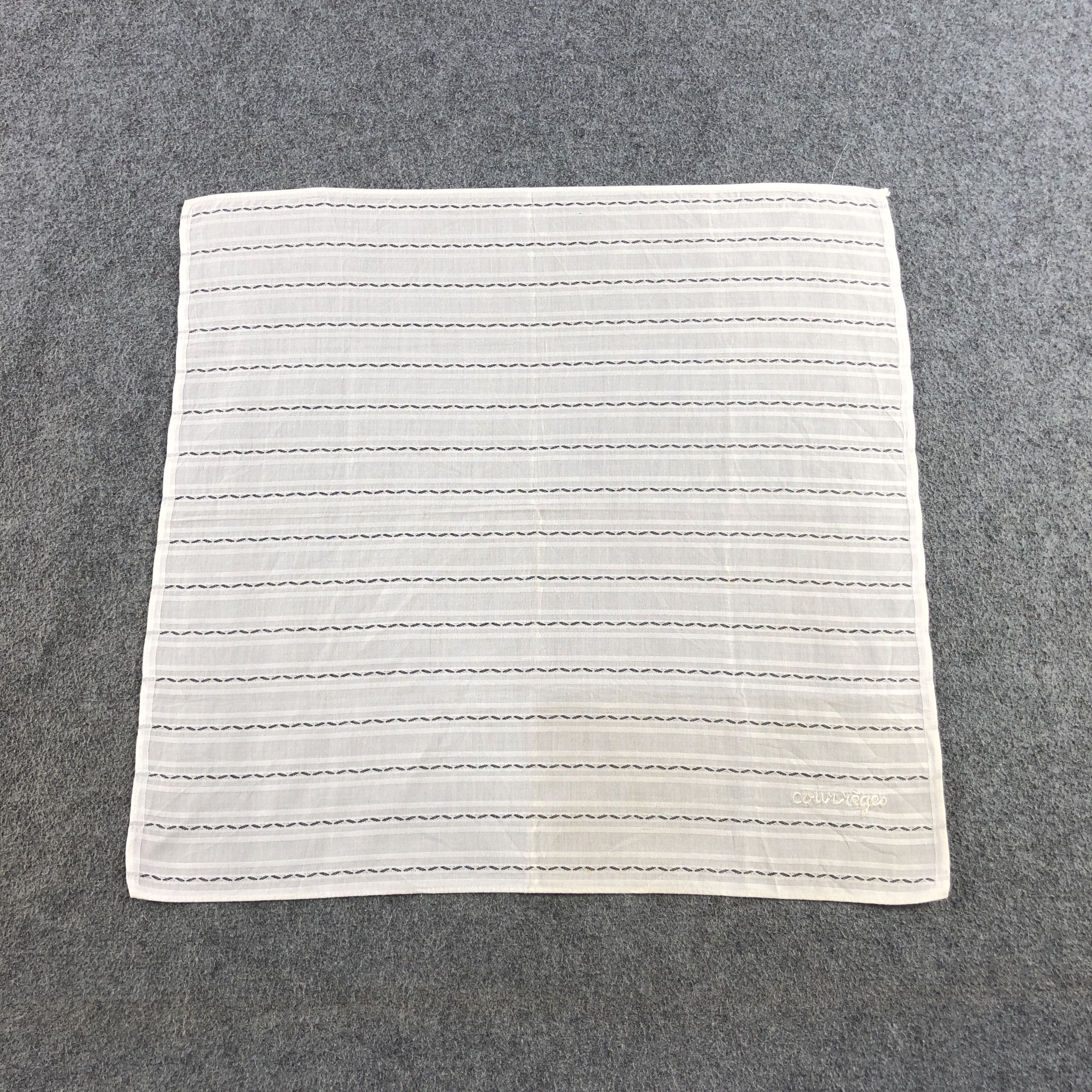 Courreges × Vintage Courreges Handkerchief Neckerchief Bandana H2423 Size ONE SIZE - 2 Thumbnail
