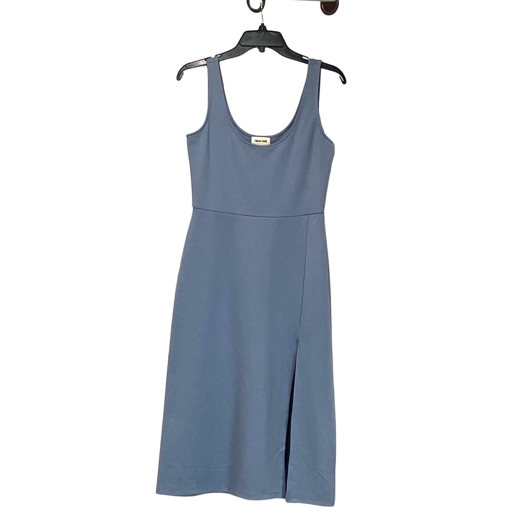 Other Open Edit Scoop Neck Midi Dress, Blue Infinity, Sz. M Size M / US 6-8 / IT 42-44 - 7 Thumbnail