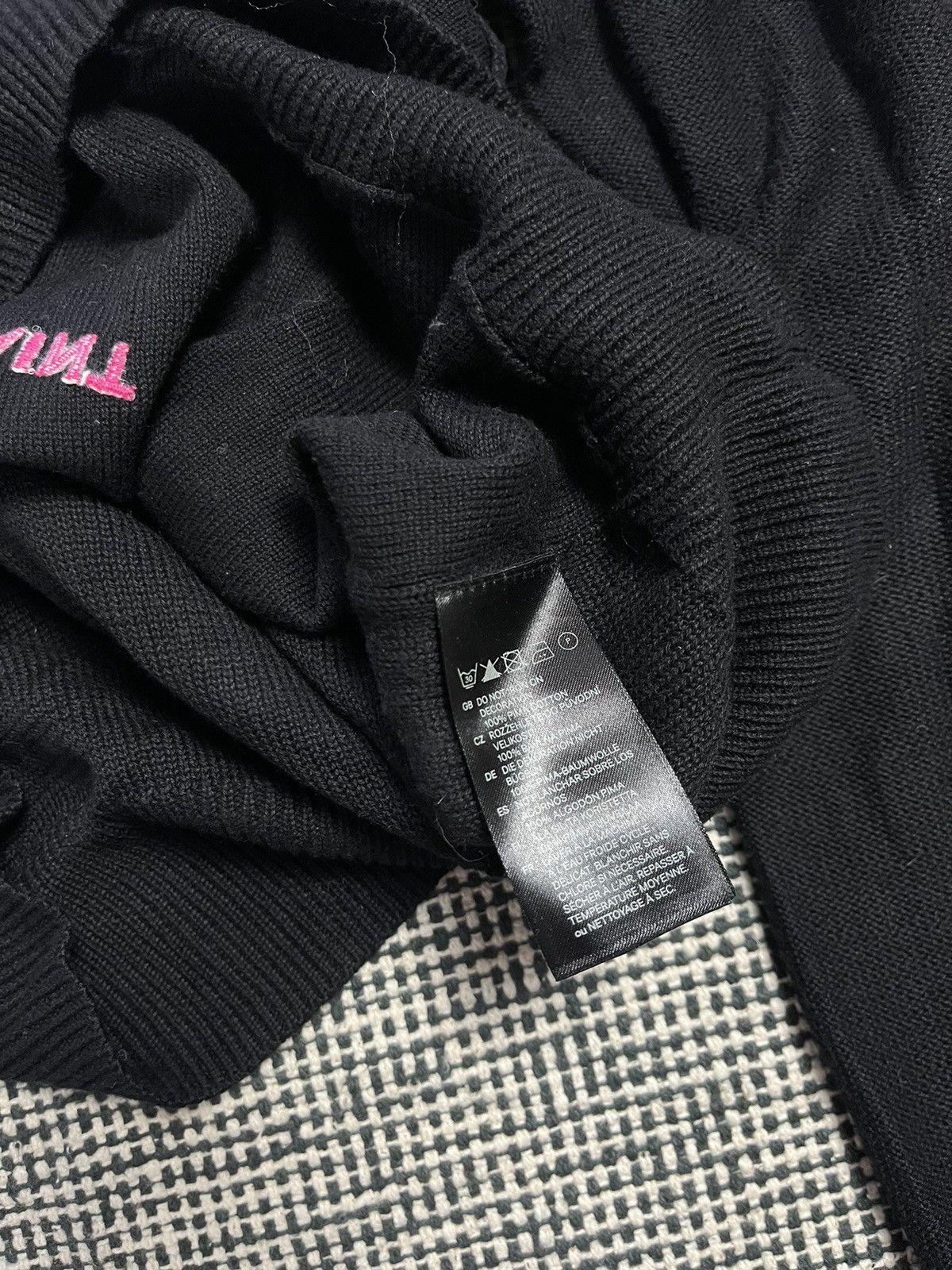 Sonia Rykiel ➕ Sonia Rykiel x H&M big logo rhinestones sweater Size M / US 6-8 / IT 42-44 - 4 Thumbnail
