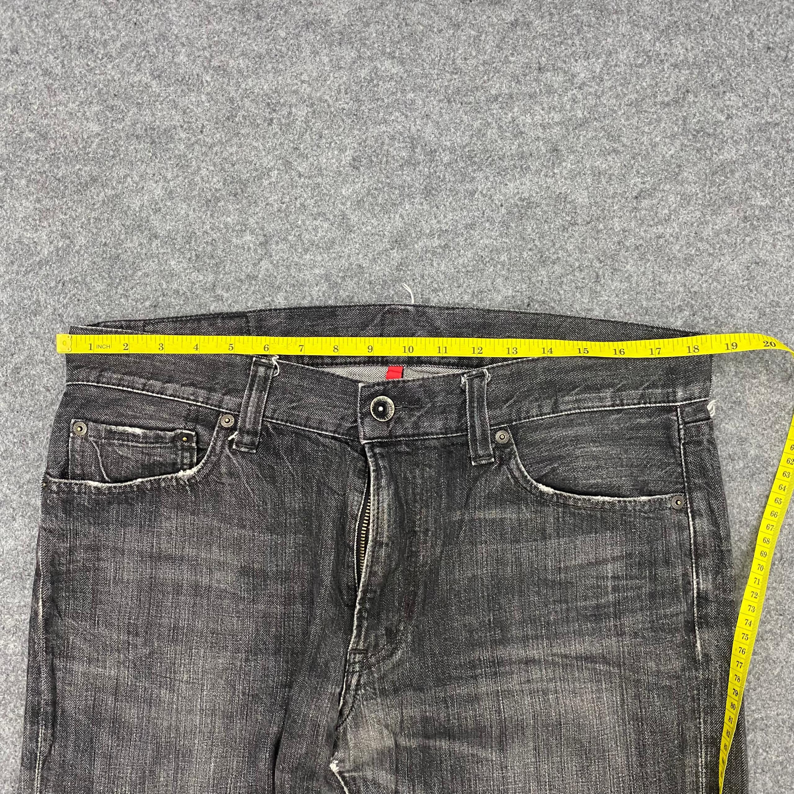Uniqlo 💥Vintage Uniqlo Original Basic Distressed Denim Size US 36 / EU 52 - 3 Thumbnail