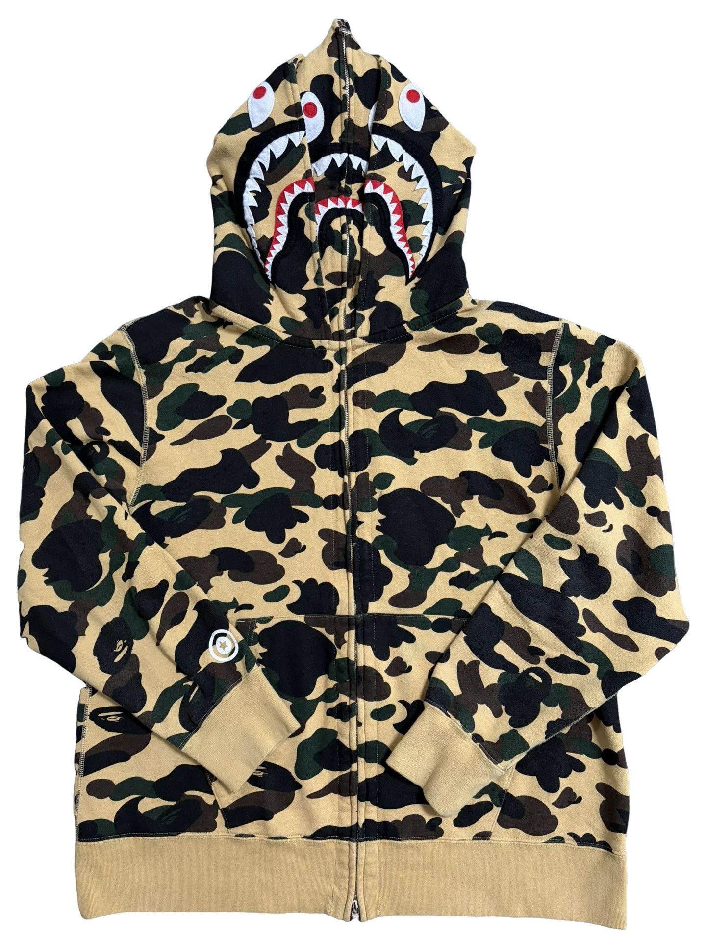 Bape BAPE Camo Shark Double Hooded Hoodie Size XXL Size US XXL / EU 58 / 5 - 1 Thumbnail