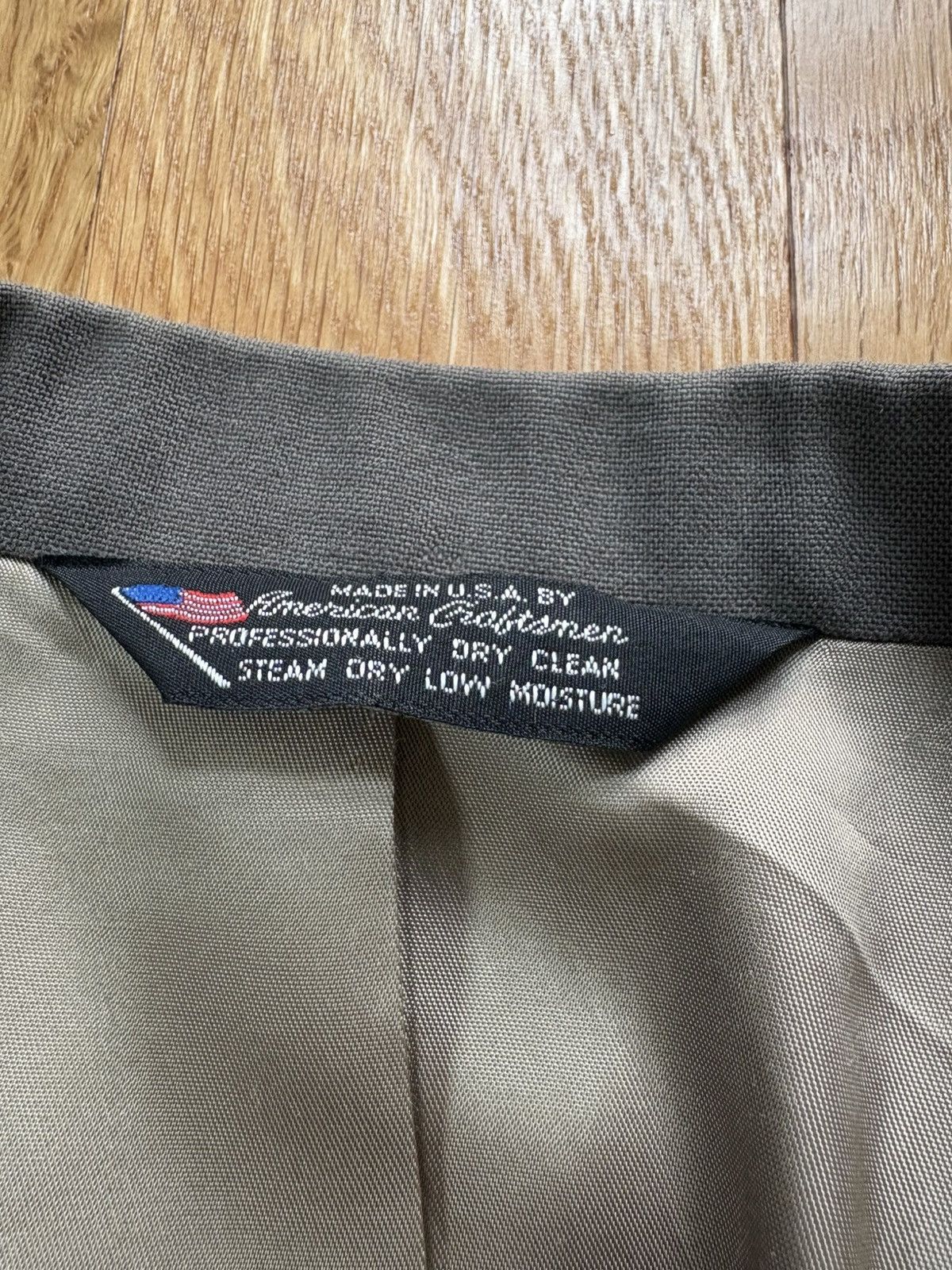 Stafford Stafford Executive Vintage 80s Made In USA Suit 46R 40X30 Size 46R - 10 Thumbnail