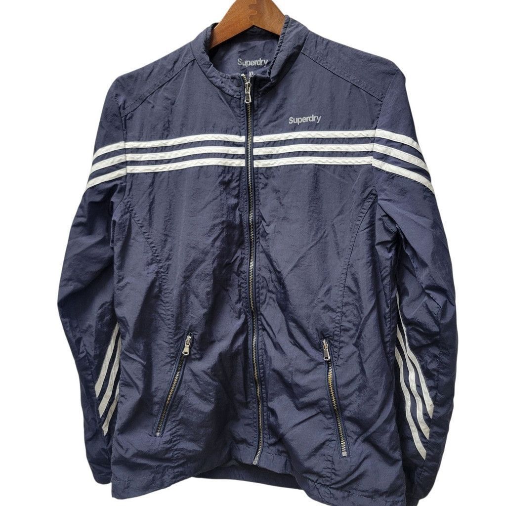 Superdry Superdry Women's Full-Zip Windbreaker Lined Jacket Size XL Size XL / US 12-14 / IT 48-50 - 2 Thumbnail