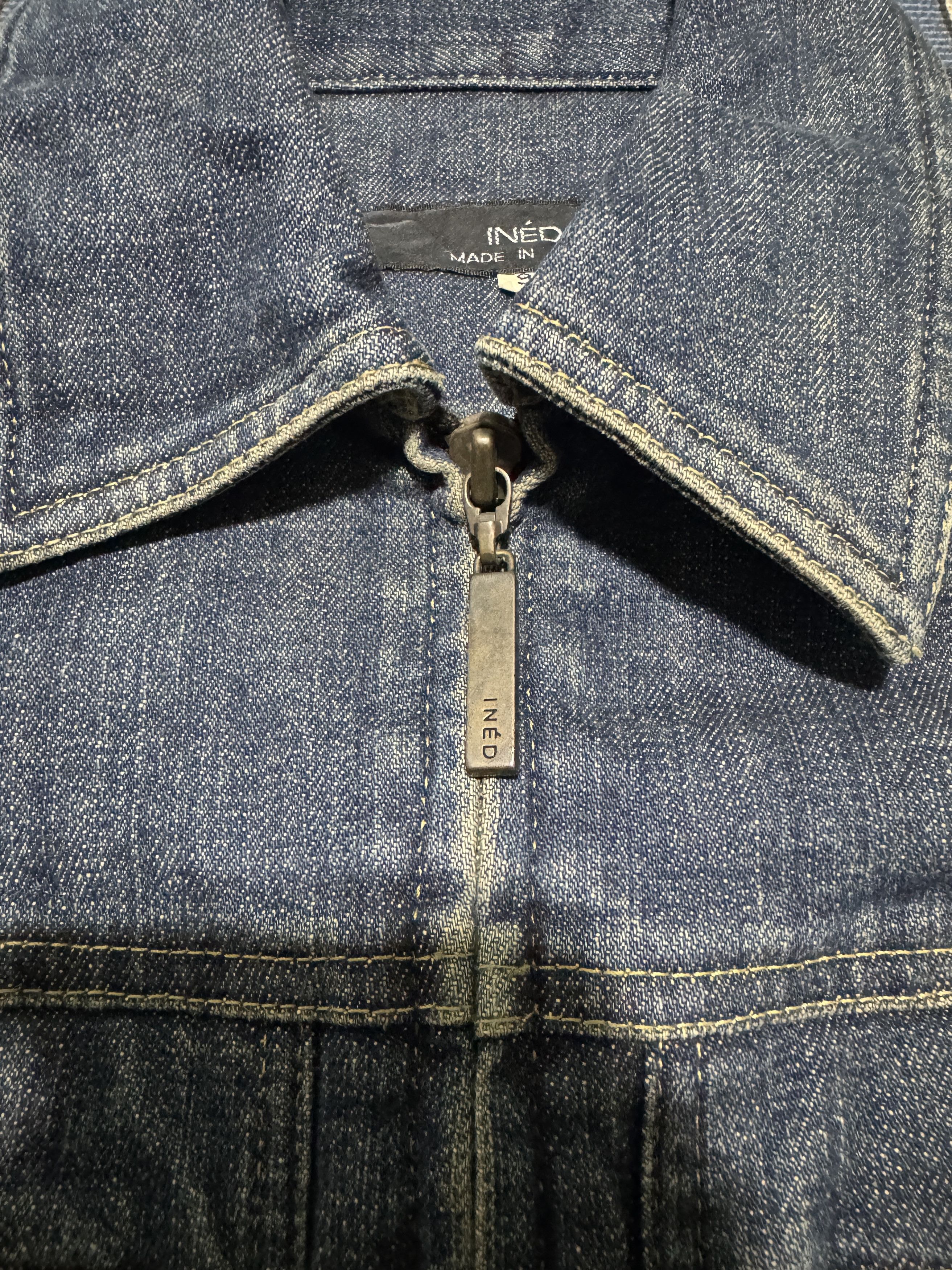 Japanese Brand × Yohji Yamamoto Ined by Yohji Yamamoto Denim Trucker Jacket Size S / US 4 / IT 40 - 7 Thumbnail