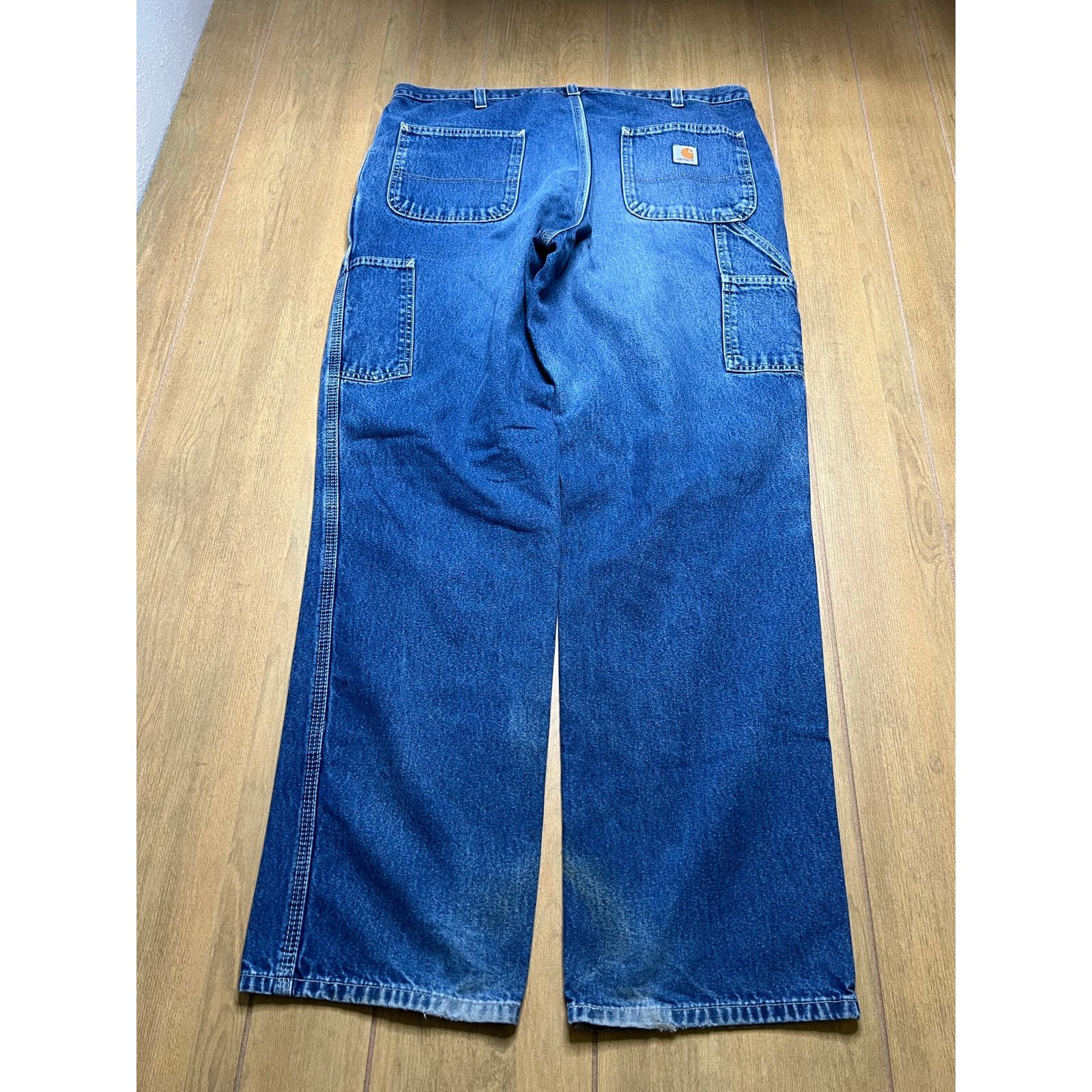 Carhartt Vintage Carhartt Jeans Mens 38x34 Carpenter Dungaree Distres Size US 38 / EU 54 - 2 Thumbnail