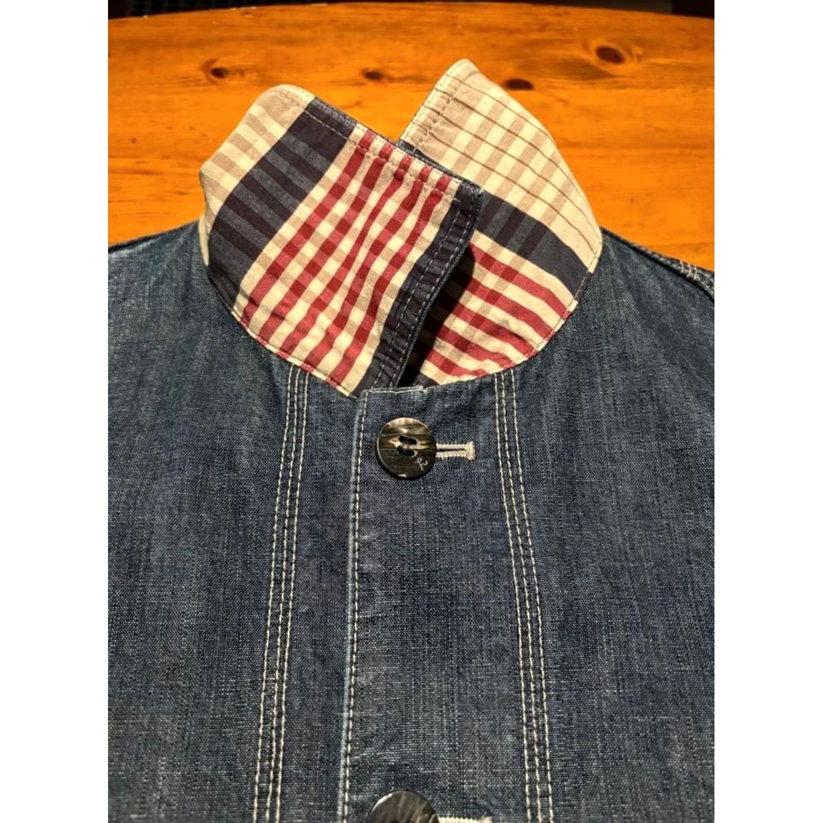 Issey Miyake ISSEY MIYAKE HAI SPORTING GEAR DENIM JACKET MEN Multicolor Cotton M Used Jacket Mens Denim Jacket Denim Jacket Men Multicolor Cotton M Used Size US M / EU 48-50 / 2 - 5 Thumbnail