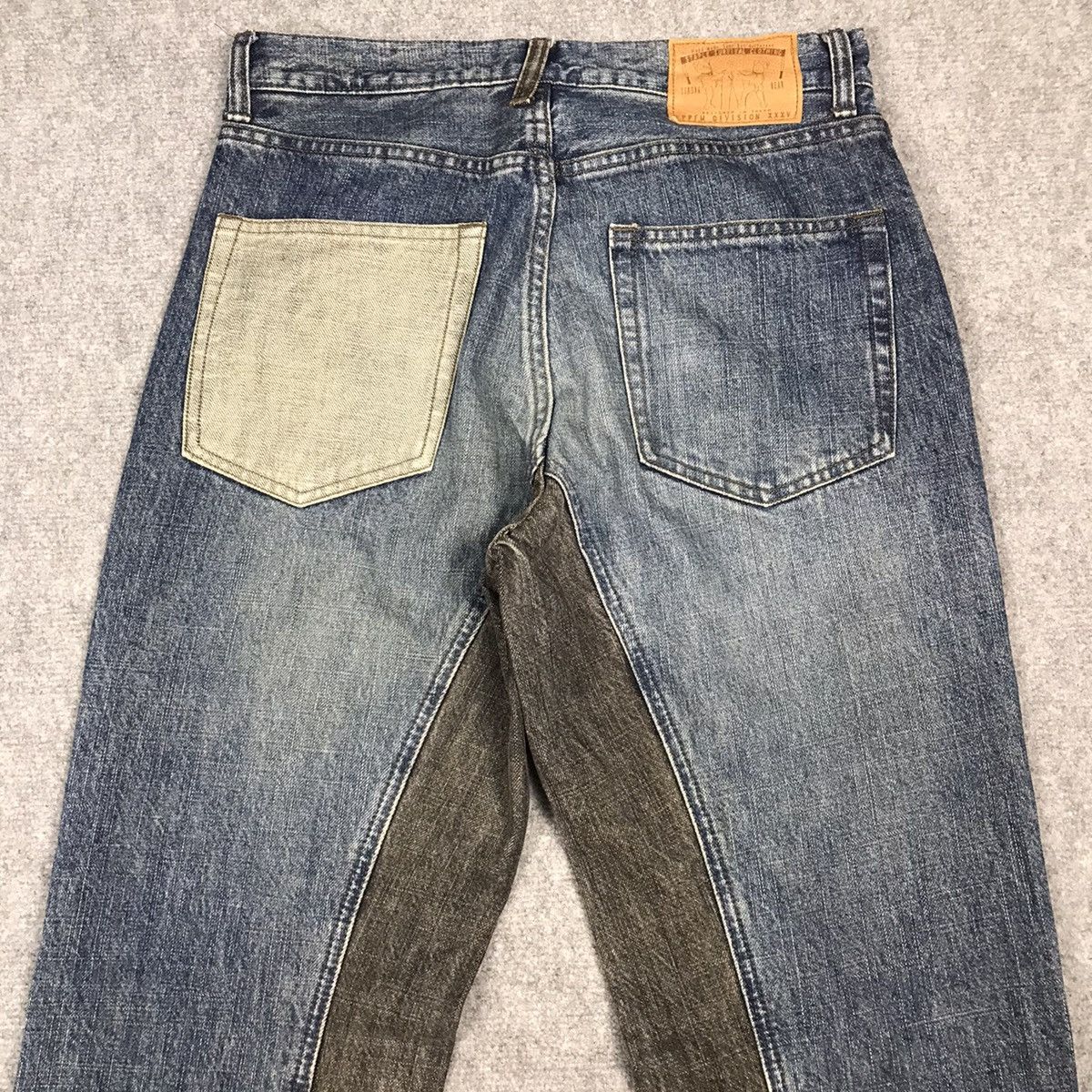 Japanese Brand × PPFM × Vintage PPFM DENIM DESIGN BLUE BLACK JEANS PANTS Size US 28 / EU 44 - 8 Thumbnail