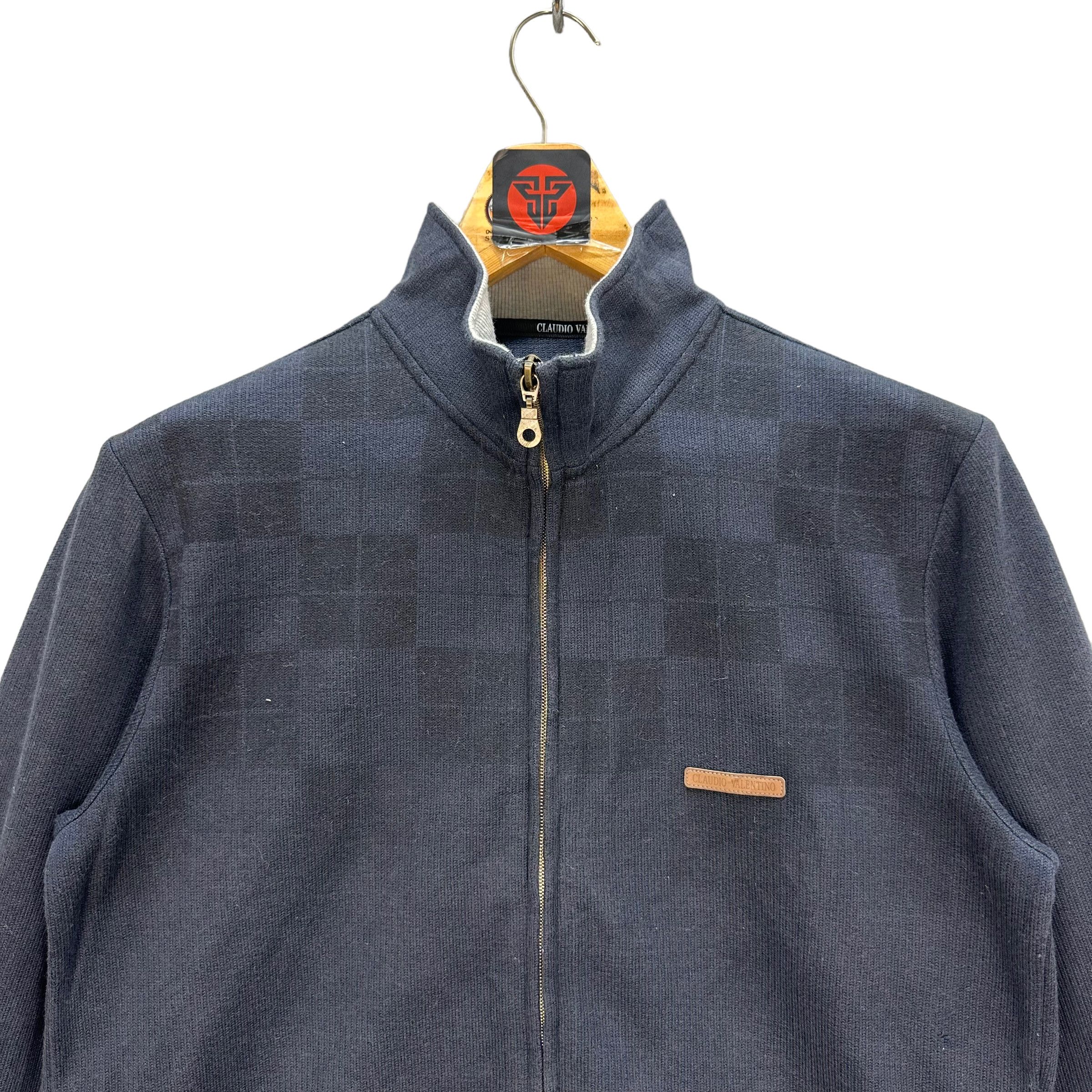 Valentino CLAUDIO VALENTINO ZIPPER SWEATER #7443-146 Size US L / EU 52-54 / 3 - 2 Thumbnail