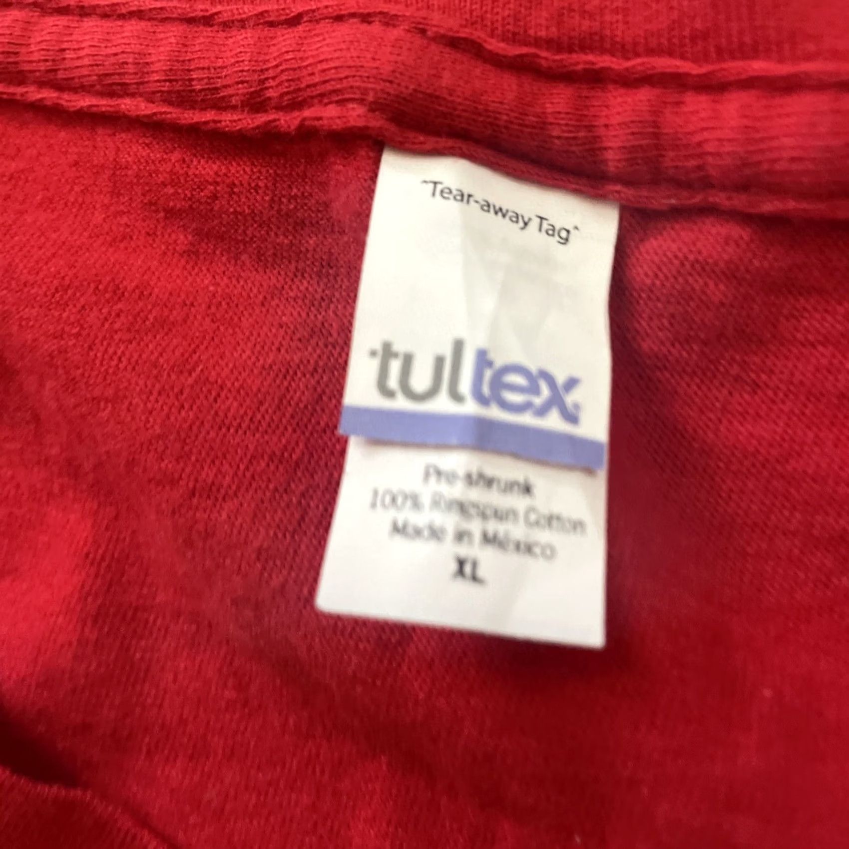 Tultex Tultex T-Shirt Women XL Red V-Neck I Speak Fluent Movie Quotes Graphic Tee Shirt Y2k Short Sleeve Cotton Ringspun Graphic Size XL / US 12-14 / IT 48-50 - 7 Thumbnail