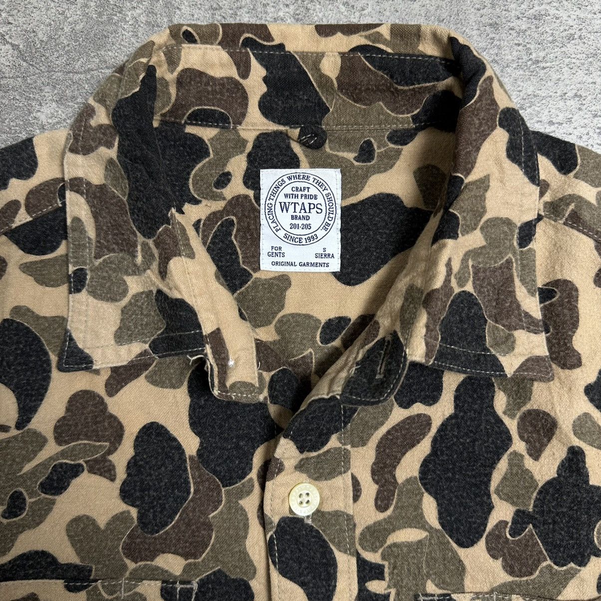 Wtaps Vintage Wtaps Camo Catton Flannel Size US S / EU 44-46 / 1 - 5 Thumbnail