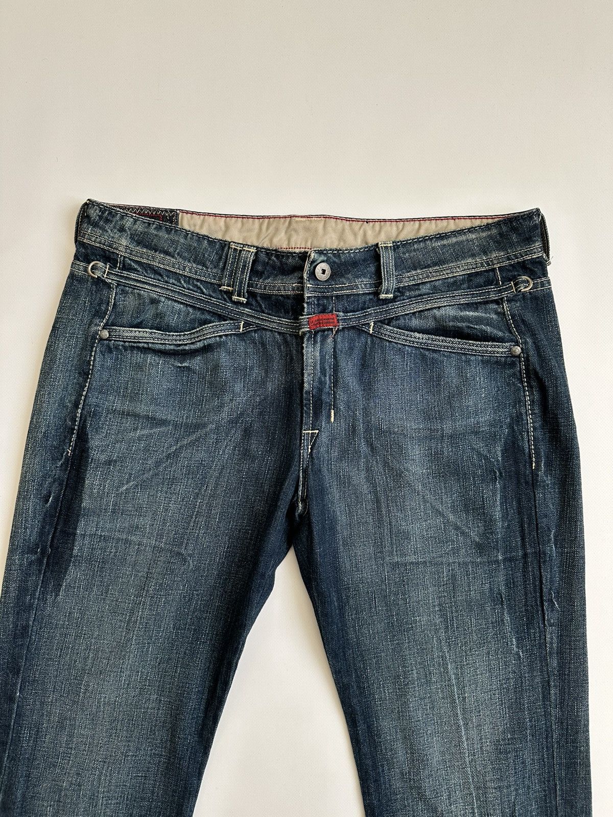 Japanese Brand × Marithe + Francois Girbaud × Vintage Marithe Francois Girbaud Jeans Blue Denim Size US 32 / EU 48 - 5 Thumbnail