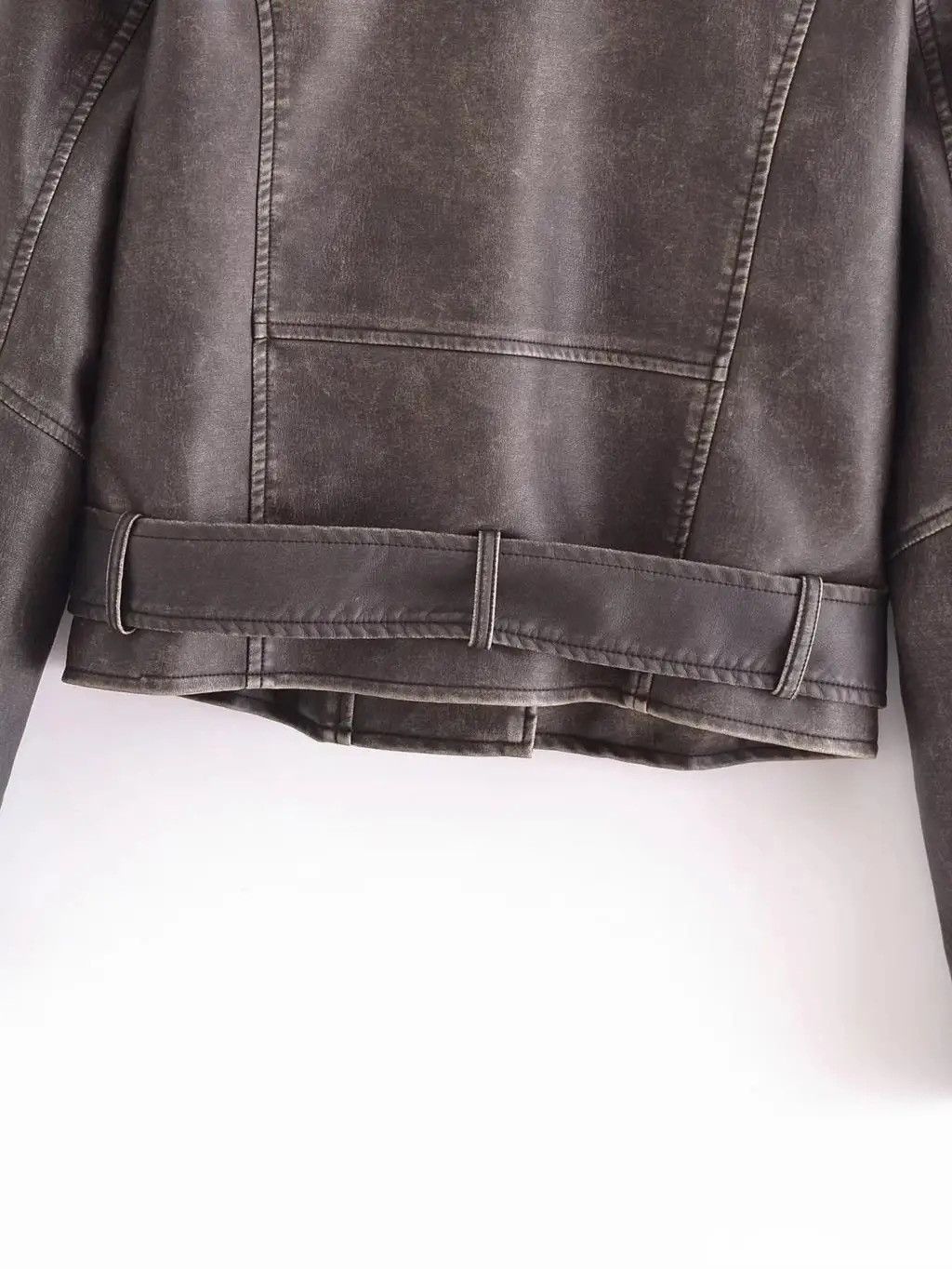 Designer × Vintage Spring Faux Leather Streetwear Vintage Women Zipper Jacket Size M / US 6-8 / IT 42-44 - 17 Thumbnail