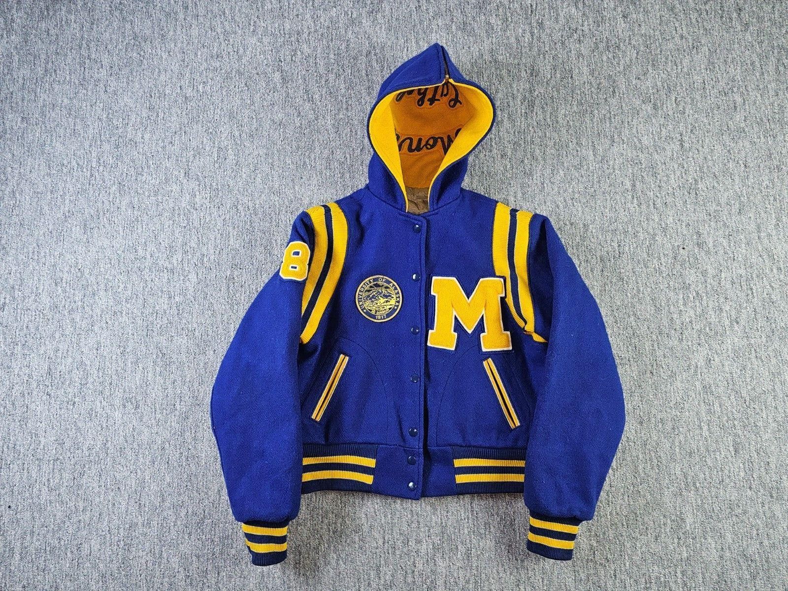 Other 1950s Lasley Knitting Co. Alaska Varsity Jacket Zip Hood L Size L / US 10 / IT 46 - 1 Thumbnail