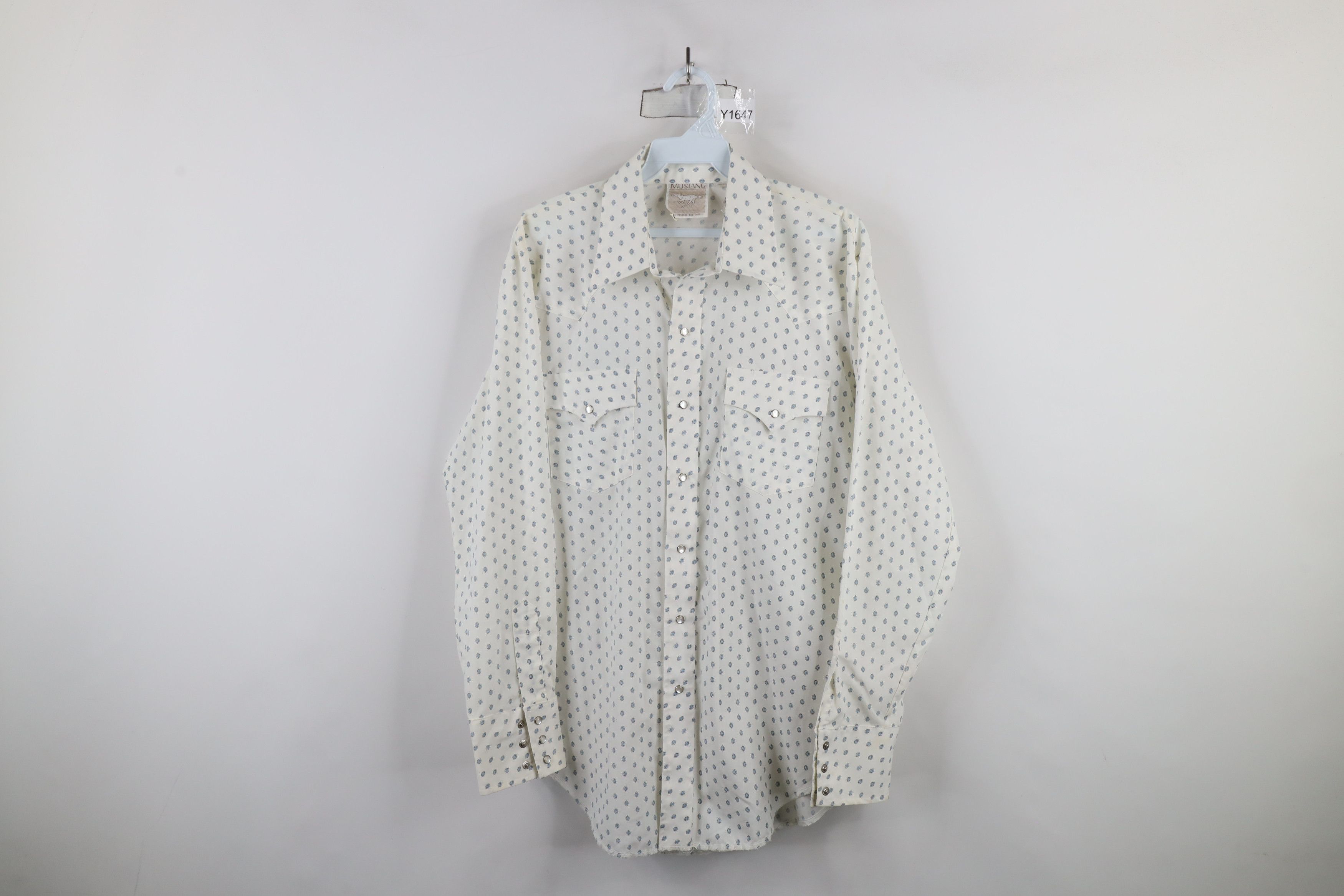Vintage Vintage 70s Rockabilly Western Cowboy Snap Button Shirt Size US M / EU 48-50 / 2 - 1 Thumbnail