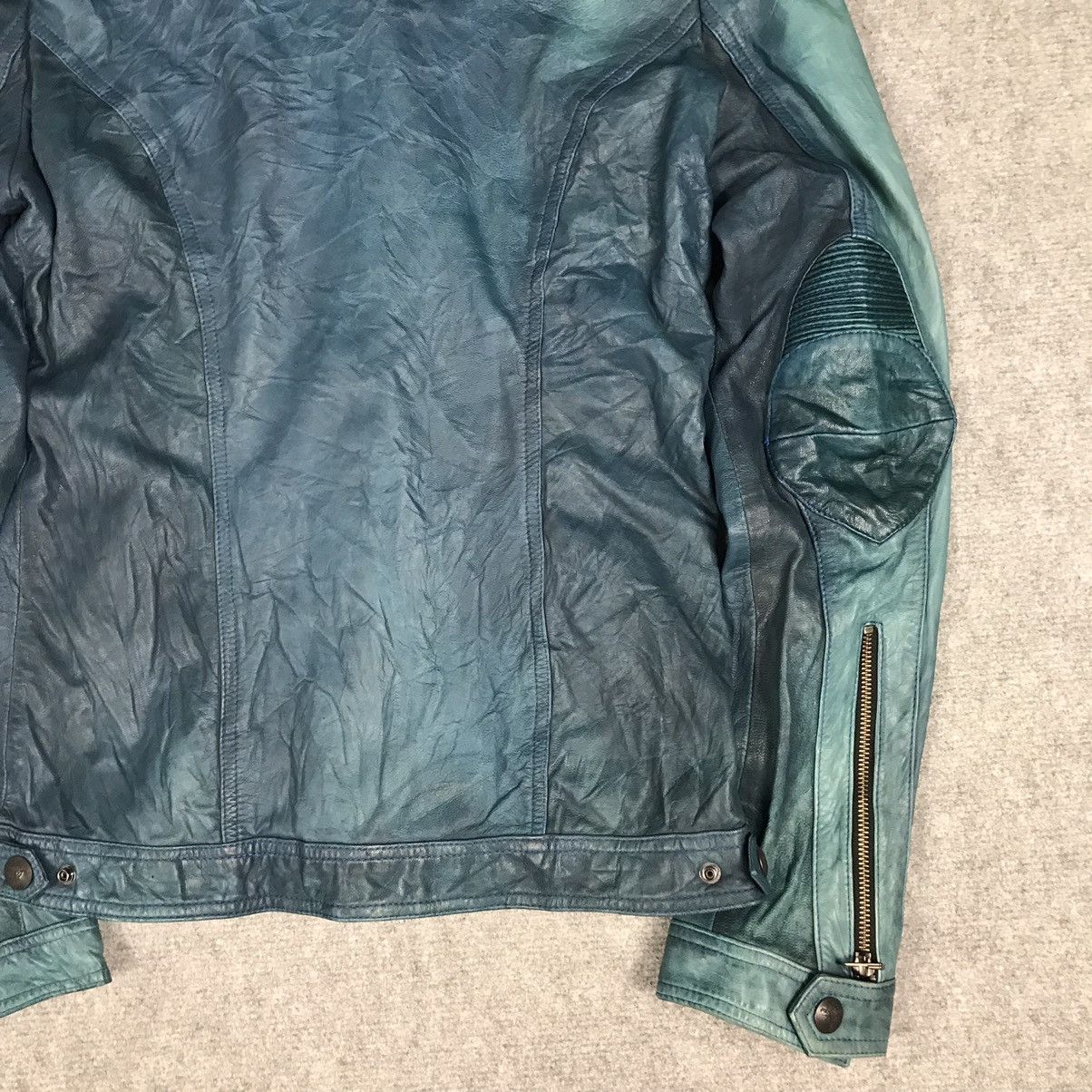 14th Addiction 14th Addiction Ifsixwasnine Style Leather Faded Jacket Size US S / EU 44-46 / 1 - 12 Thumbnail