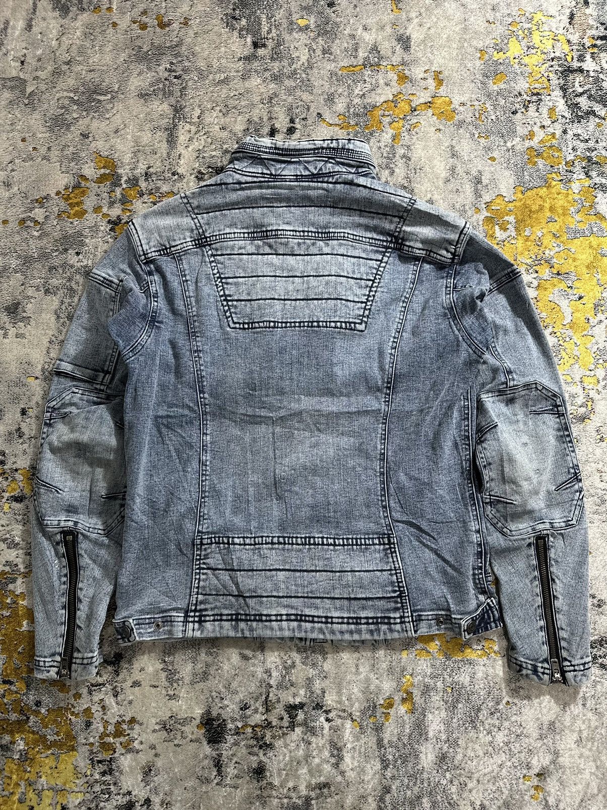 PPFM MULTI POCKET PPFM TORNADO MART STYLE JACKET WASHED DENIM Size US M / EU 48-50 / 2 - 3 Thumbnail