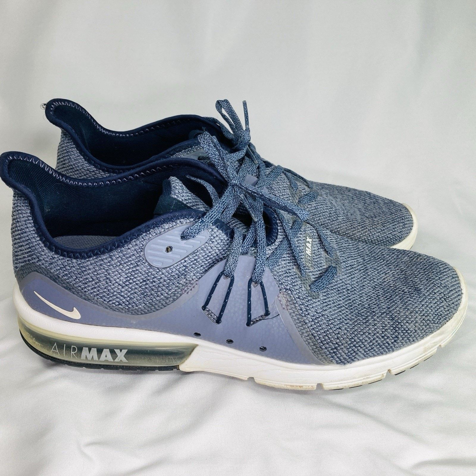 Nike Nike Air Max Sequent 3 - Obsidian/Summit White - Size 10.5 Size US 10.5 / EU 43-44 - 3 Thumbnail