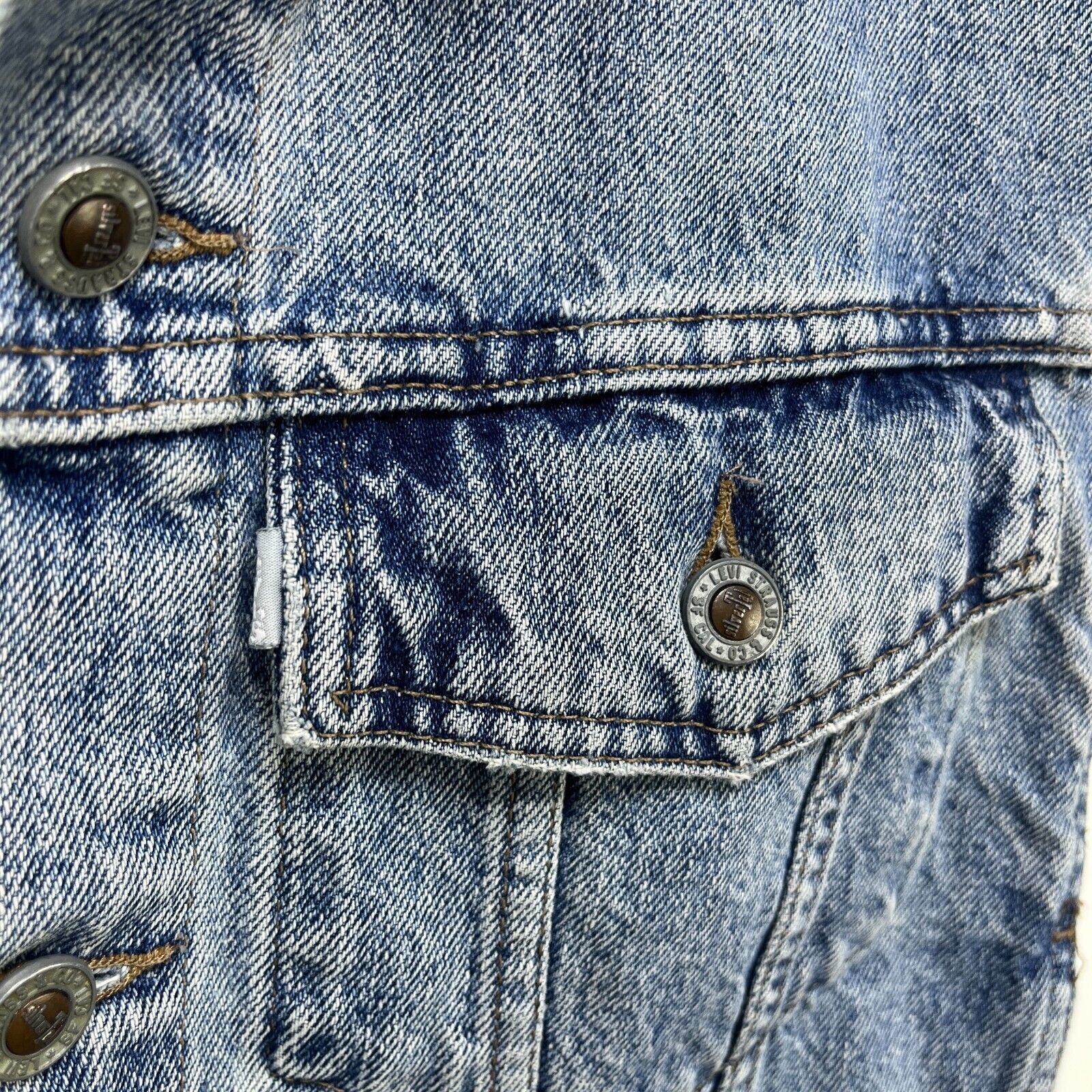 Levi's × Vintage Vintage 90s Levis Silver Tab Denim Vest Jacket Medium Size US M / EU 48-50 / 2 - 5 Thumbnail