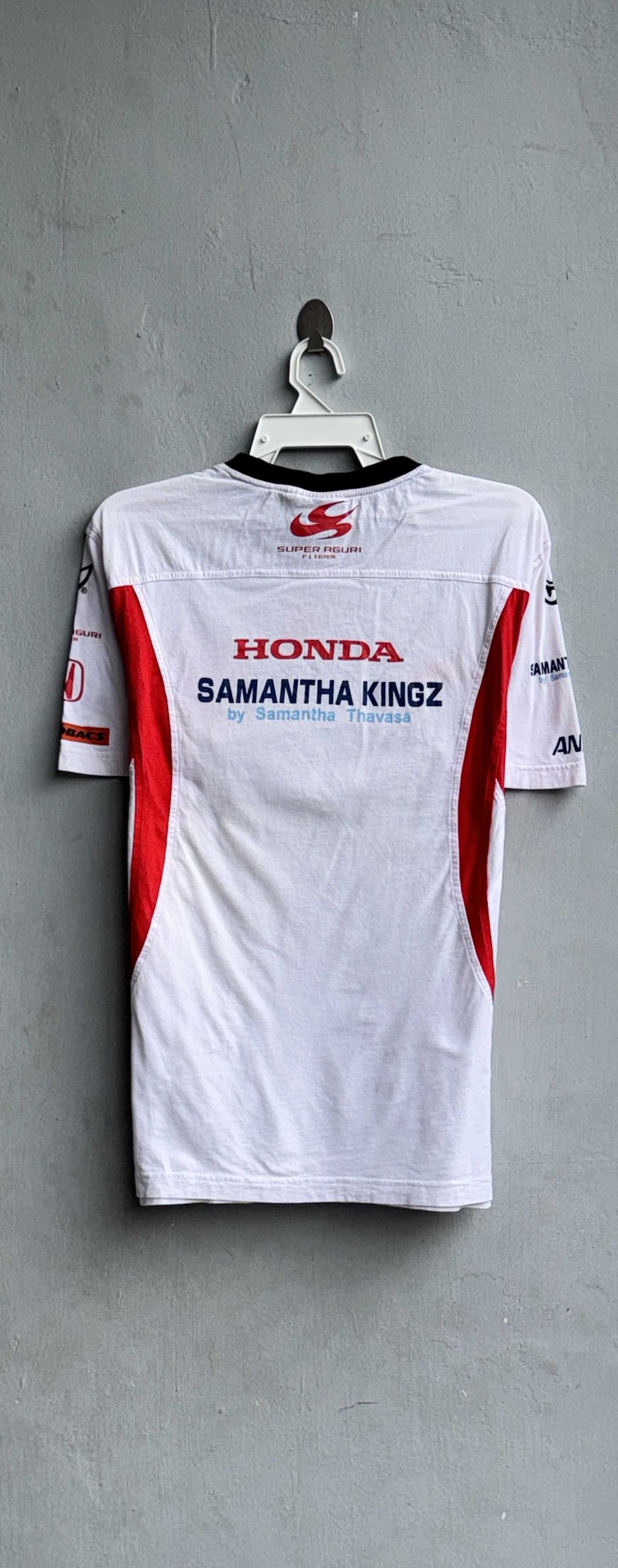 Formula 1 Honda Super Aguri F1 Team Vintage T-Shirt Size US L / EU 52-54 / 3 - 8 Thumbnail