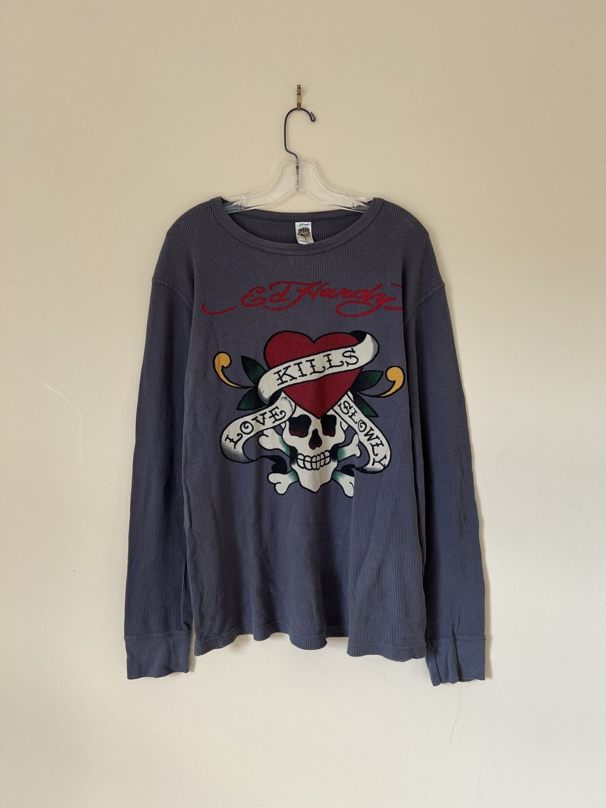 Ed Hardy Ed Hardy By Christian Audigier Love Kills Slowly Shirt Size US L / EU 52-54 / 3 - 1 Thumbnail