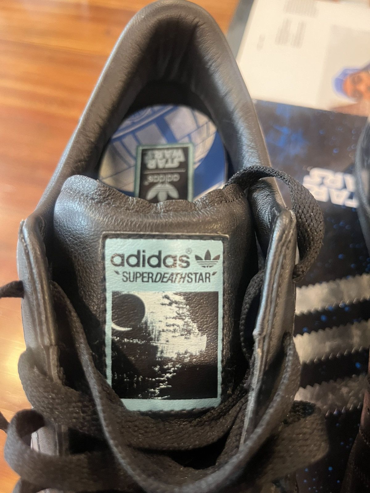 Adidas × Star Wars Adidas x Star Wars Death Star Superstars Black Size12 Collab Size US 12 / EU 45 - 12 Thumbnail