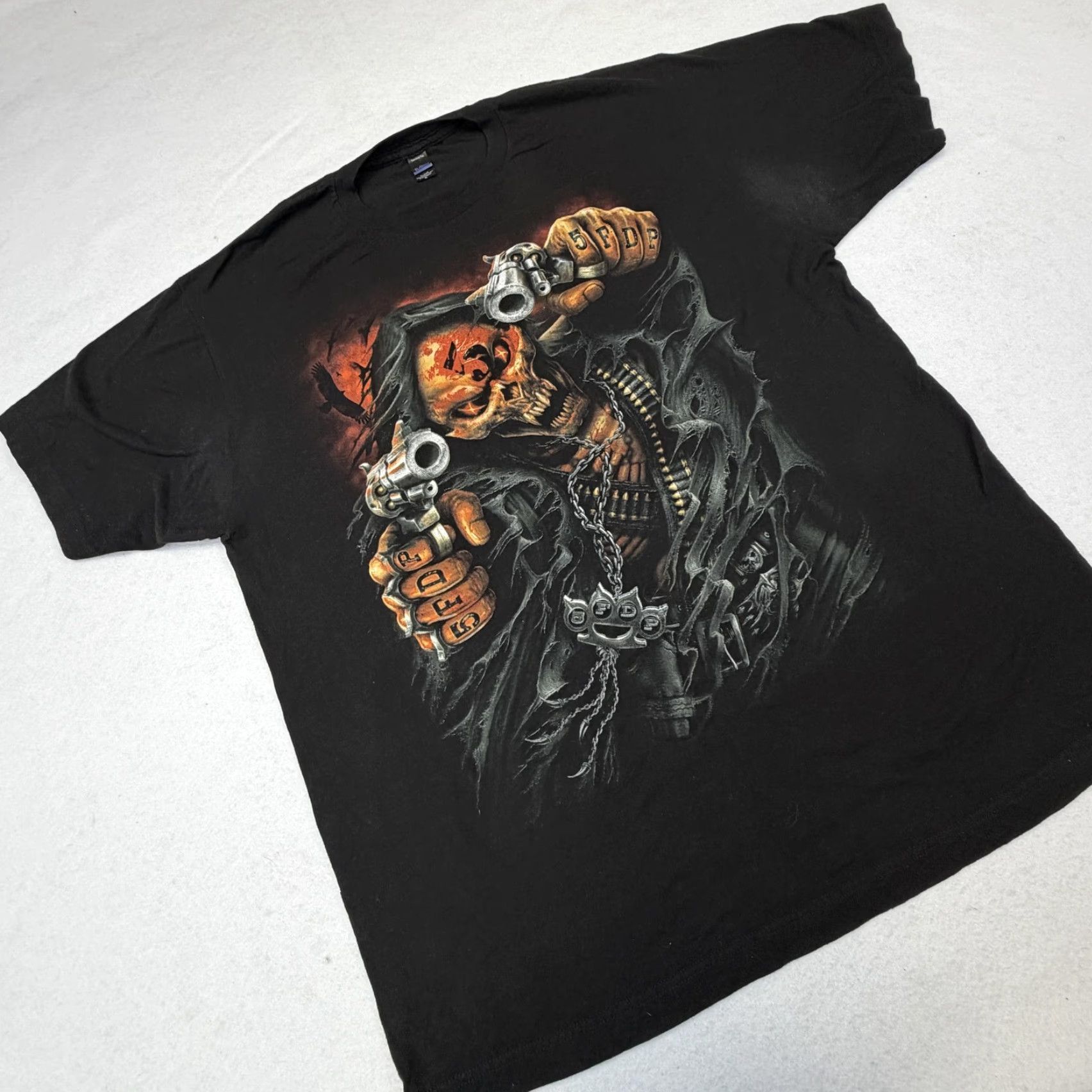 Tultex Five Finger Death Punch Shirt Mens XL Black Tour 2018 Skull Graphic Tee Tultex Size US XL / EU 56 / 4 - 2 Thumbnail