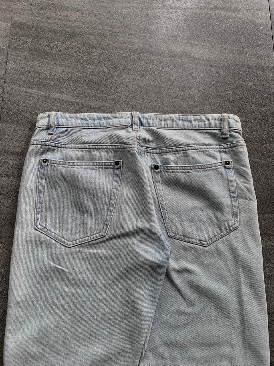 Maison Margiela FREE TAX! MM6 Flared Light Wash Denim Jeans Size US 29 - 6 Thumbnail
