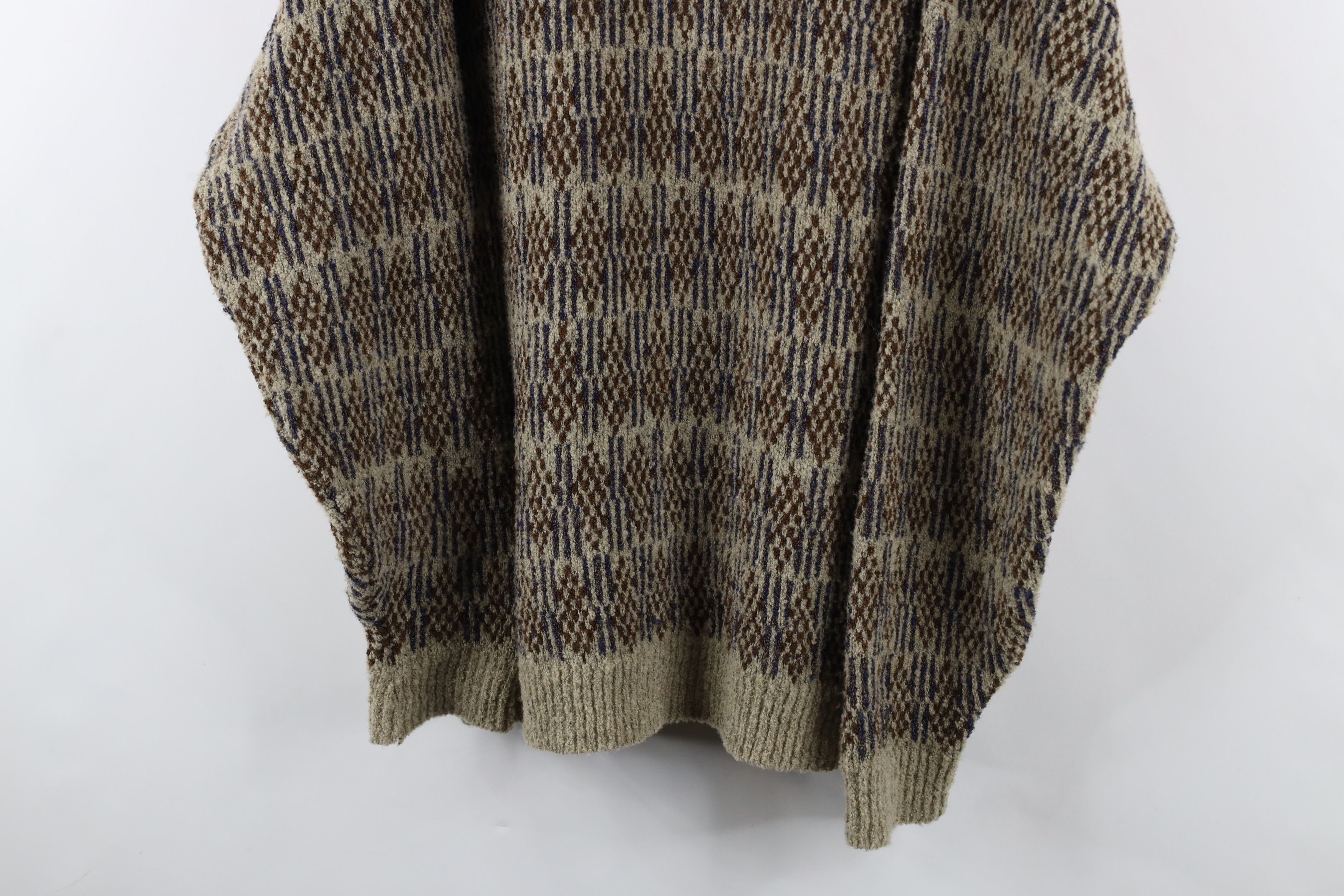 Vintage Vintage 90s Streetwear Fair Isle Wool Blend Knit Sweater USA Size US XL / EU 56 / 4 - 3 Thumbnail