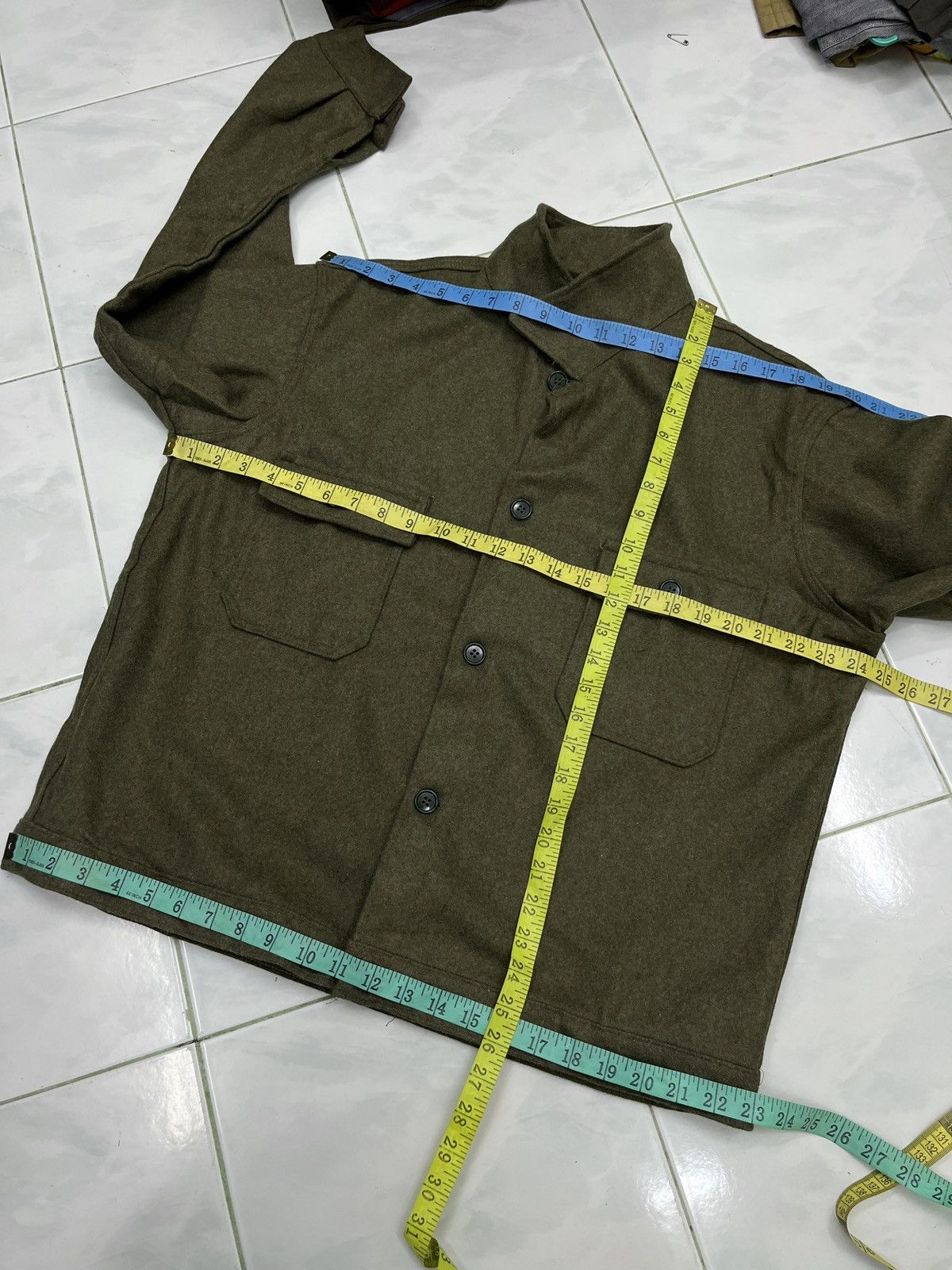 Vintage 🔥🔥🔥STEALS VTG TACCONI SPA MILITARY WOOL JACKET Size US M / EU 48-50 / 2 - 11 Thumbnail