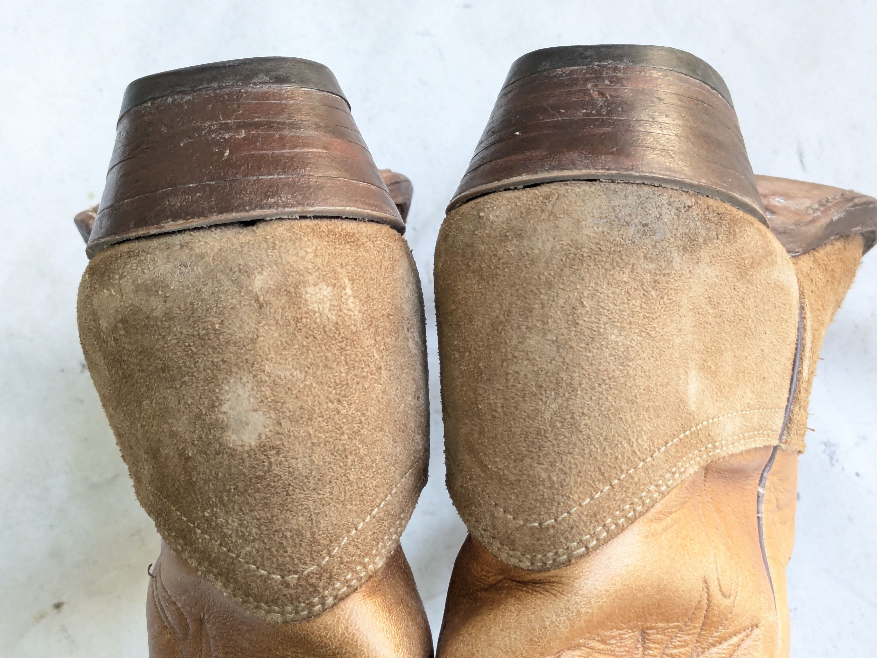 Justin Boots Justin Cowboy Boots Brown 11 D Suede Leather Size US 11 / EU 44 - 14 Thumbnail