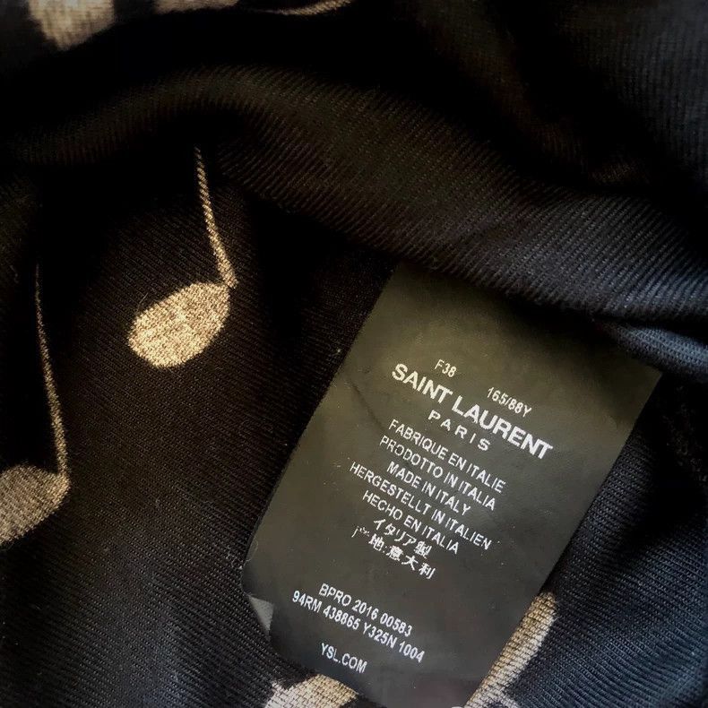 Saint Laurent Paris Saint Laurent Paris Saint Laurent Music Note Long Shirt Dr Size US M / EU 48-50 / 2 - 3 Thumbnail