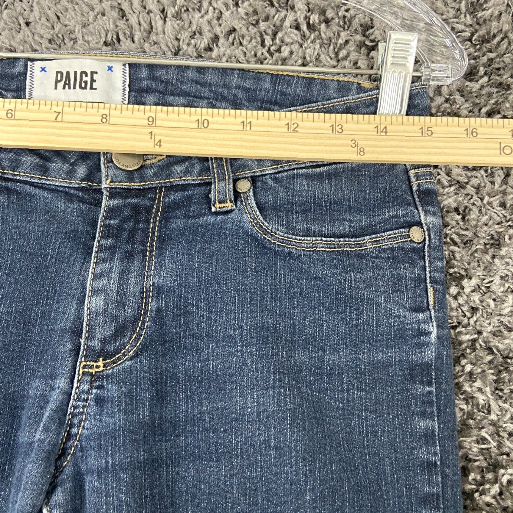Paige Paige Peg Skinny Jeans Women 27 Blue Size 27" / US 4 / IT 40 - 6 Thumbnail