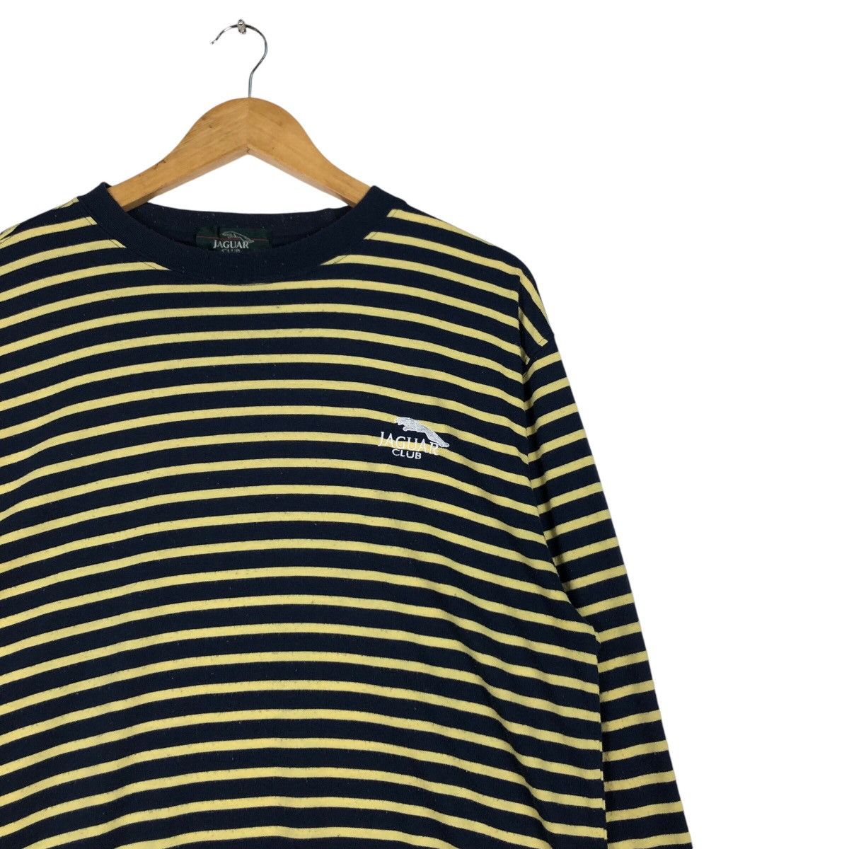 Japanese Brand × Vintage Vintage Jaguar Club Stripe Sweatshirt 90s Wear Medium #A2 Size US M / EU 48-50 / 2 - 5 Thumbnail
