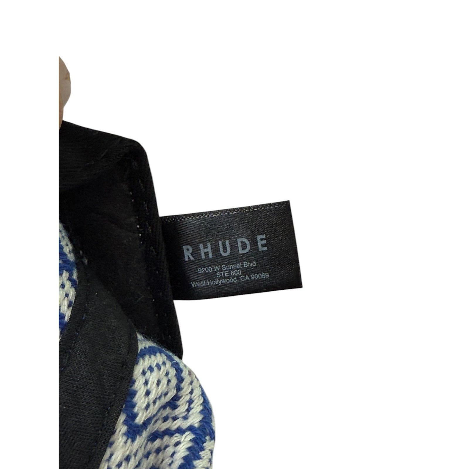 Rhude Rhude Blue & White Logo Trucker Size ONE SIZE - 2 Thumbnail