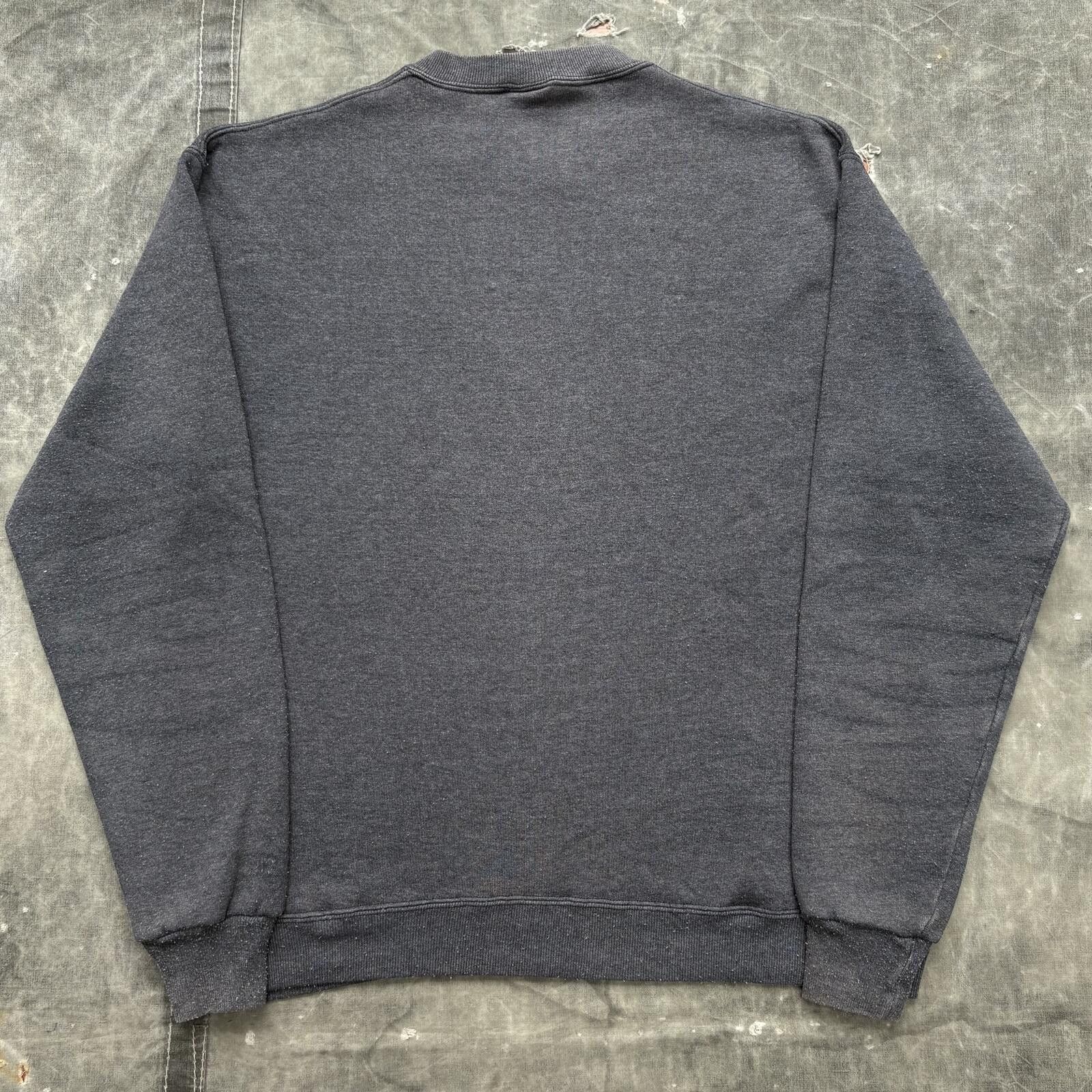 Russell Athletic Vintage 70s Faded Blank Gray Russell Athletic Sweatshirt Size US L / EU 52-54 / 3 - 5 Thumbnail