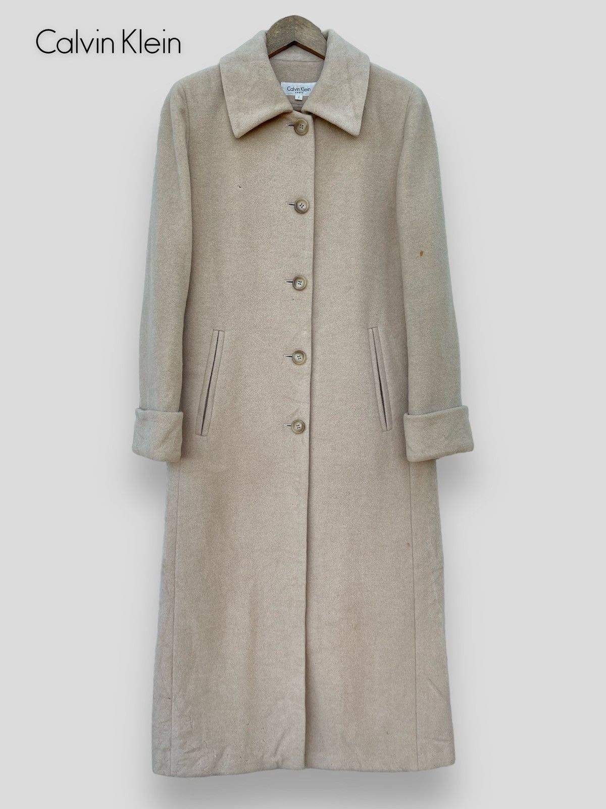 Calvin Klein x Camel Wool Over Coat
