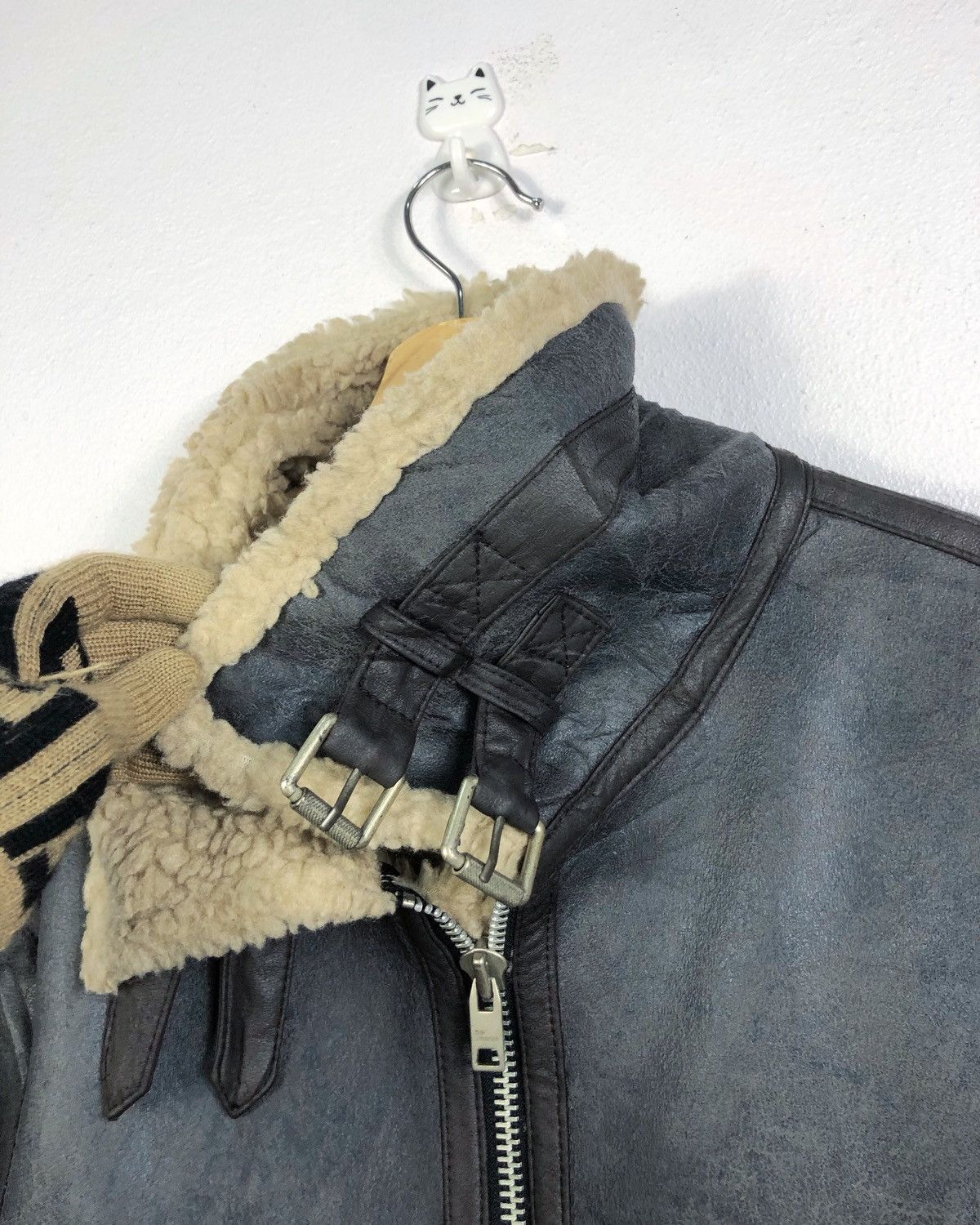 Kai Aakmann Kai Aakmann US Air Force Type B-3 Shearling Bomber Jacket Size US M / EU 48-50 / 2 - 8 Thumbnail